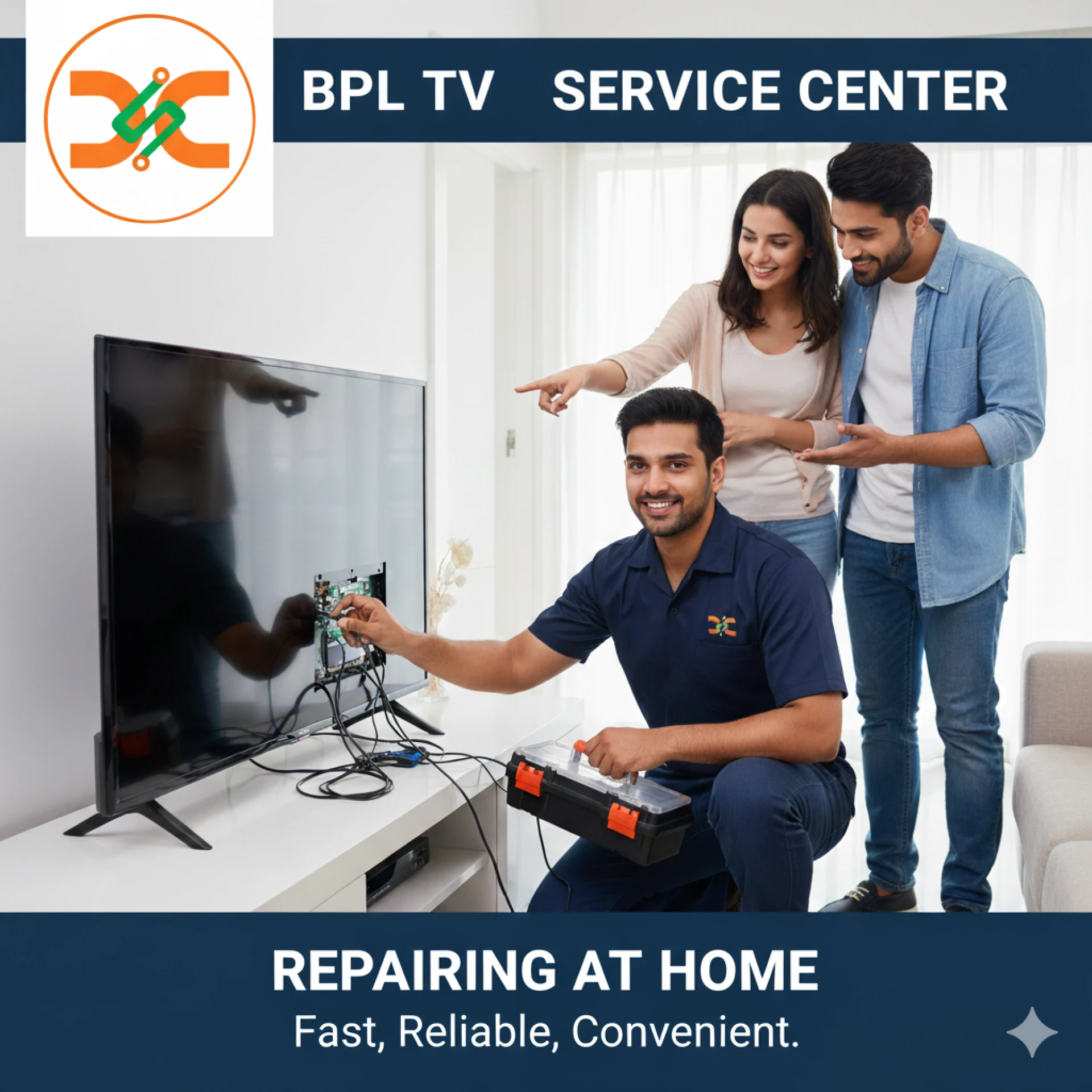 Does the BPL TV Service Center handle screen flicker after HDR playback?