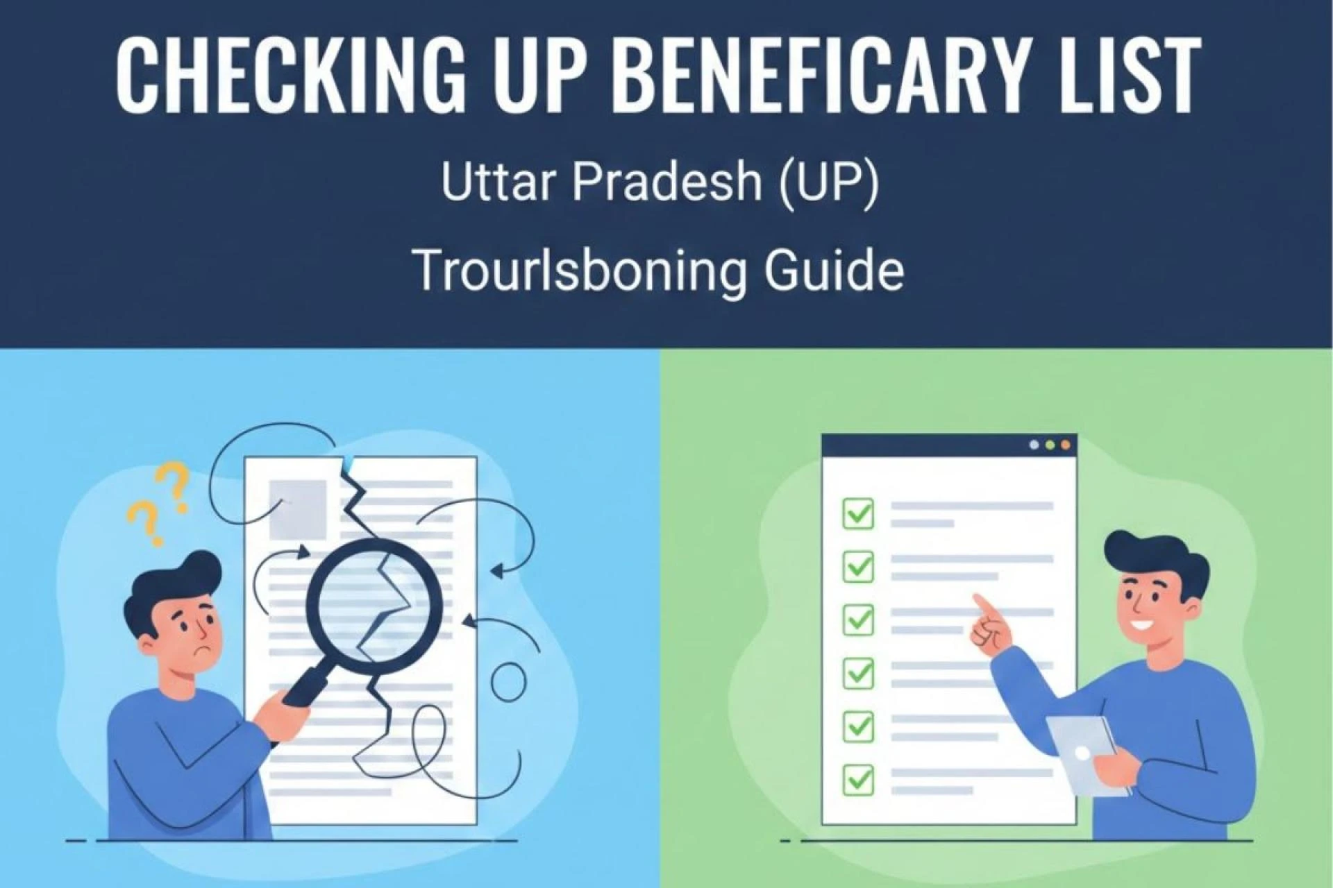 Common Issues While Checking UP Beneficiary List & Solutions