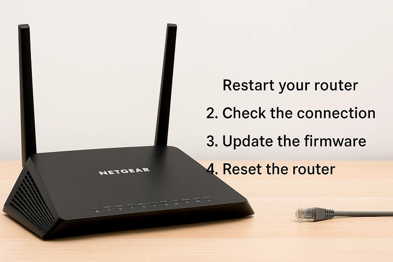 How to Fix Netgear Router Connected But No Internet Issue?