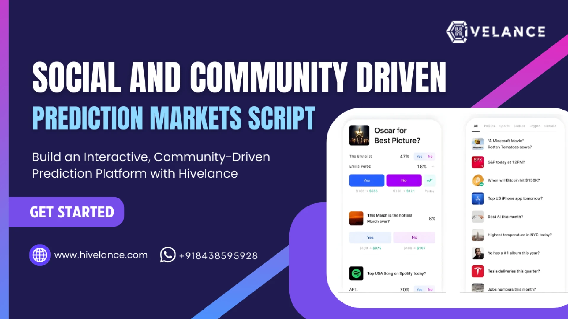Social and Community Driven Prediction Market Script -Launch Your Own Community Driven Prediction Platform