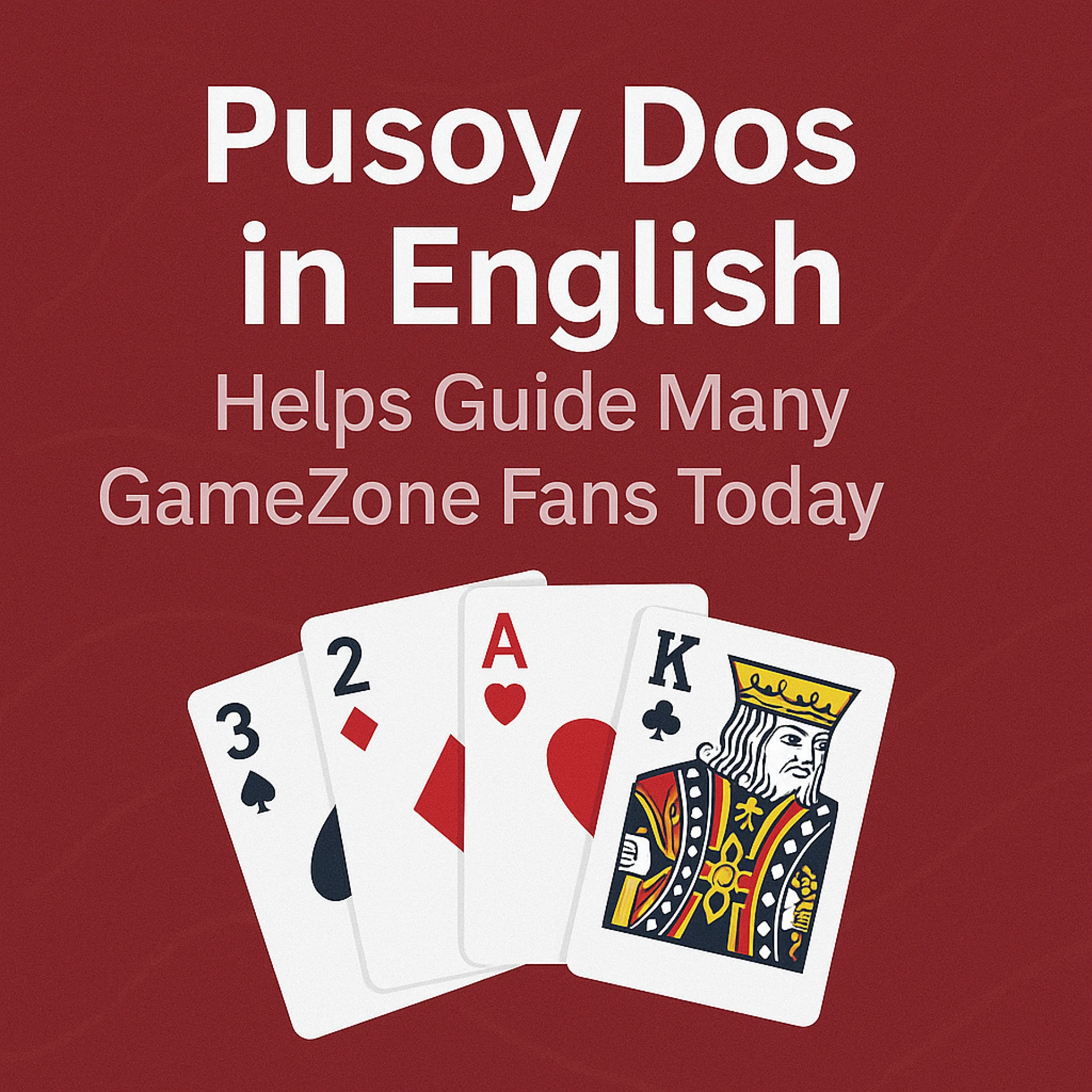 Pusoy Dos in English Helps Guide Many GameZone Fans Today