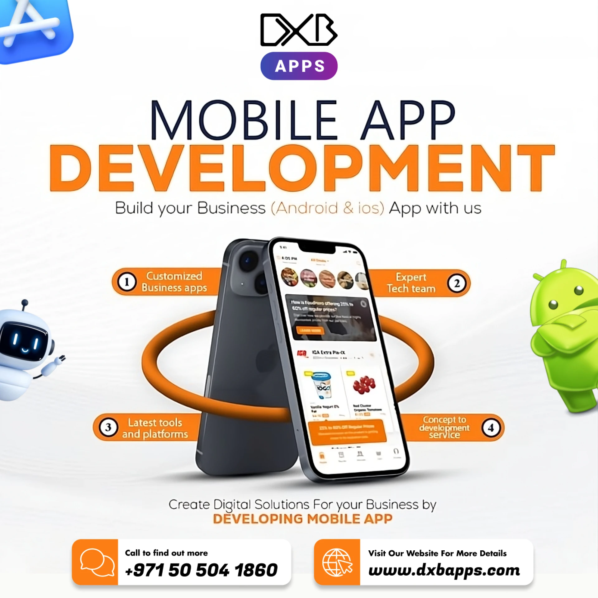 DXB APPS is your trusted Mobile App Development Company in UAE