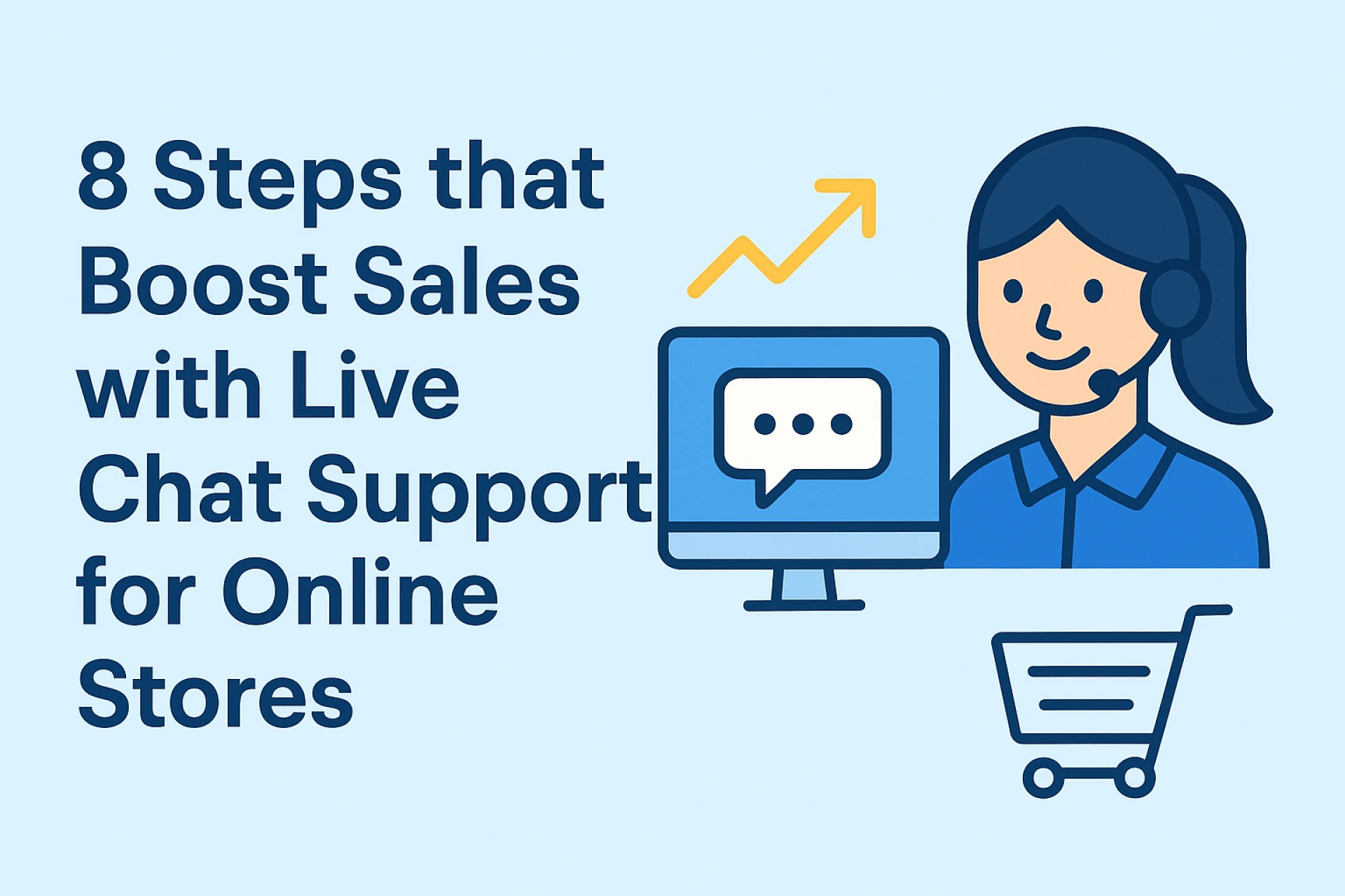 8 Steps that Boost Sales with Live Chat Support for Online Stores