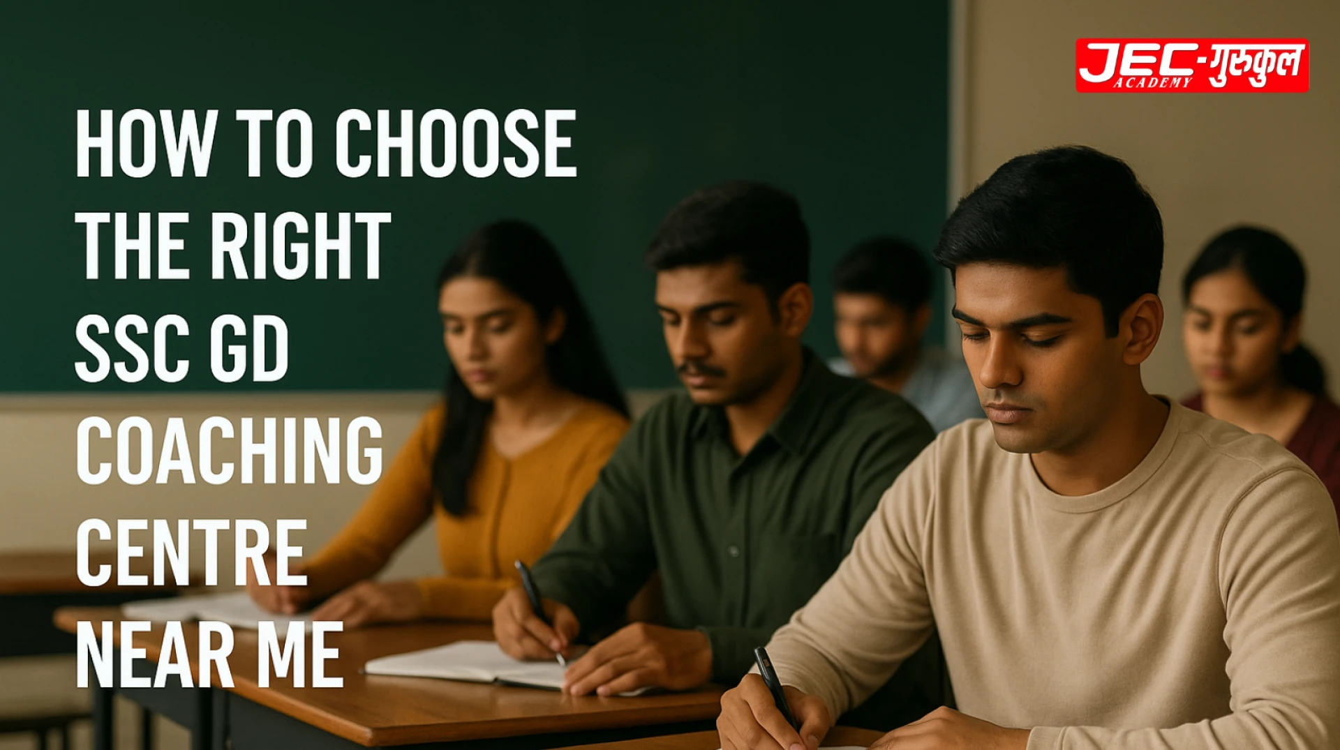How to Choose the Right SSC GD Coaching Centre Near Me