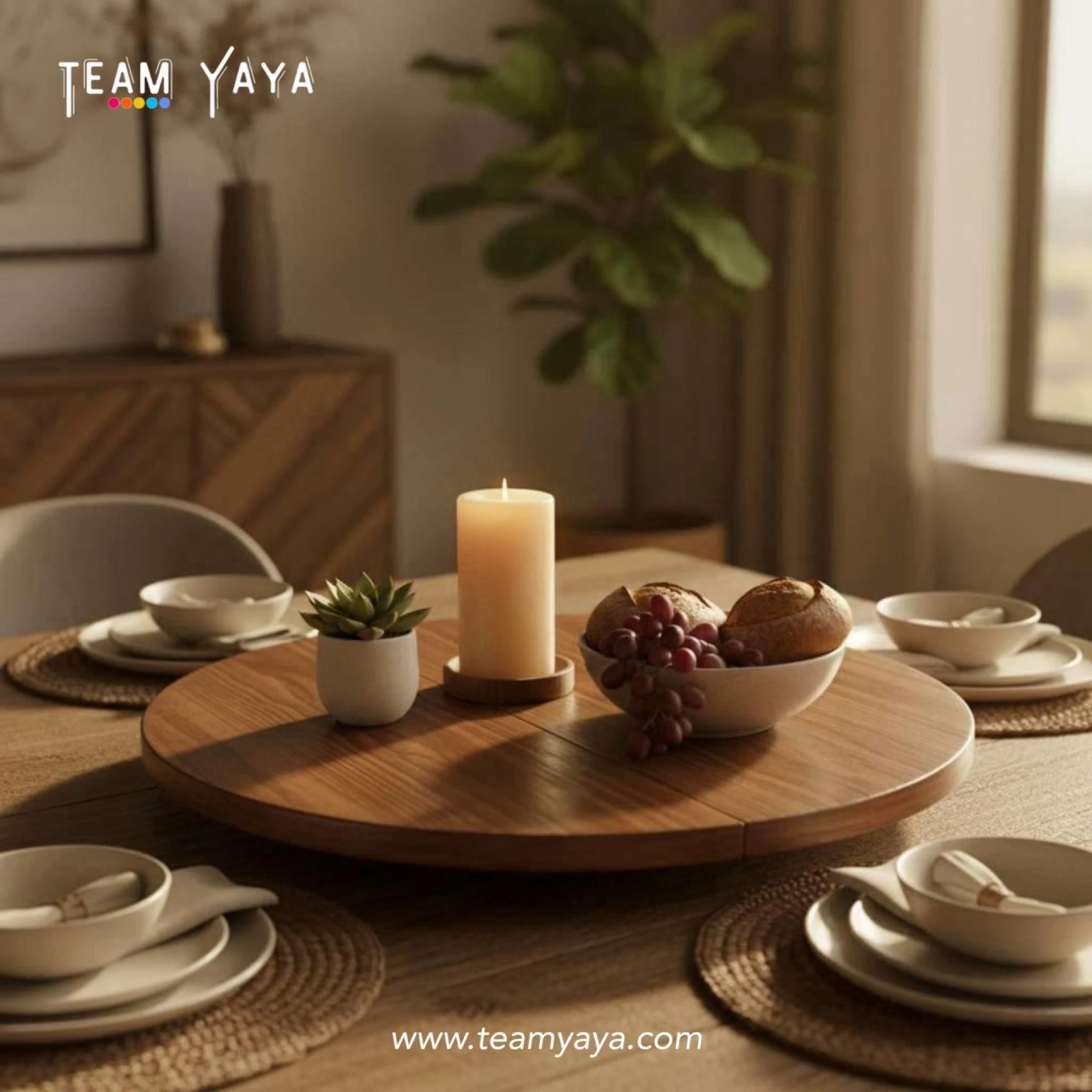 The Ultimate Centerpiece: Why Every Home Needs a 24 Inch Wood Lazy Susan Turntable