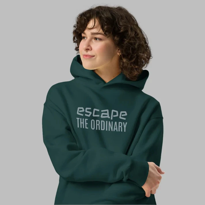 Escape Oversized Hoodie - Fitatoo UK