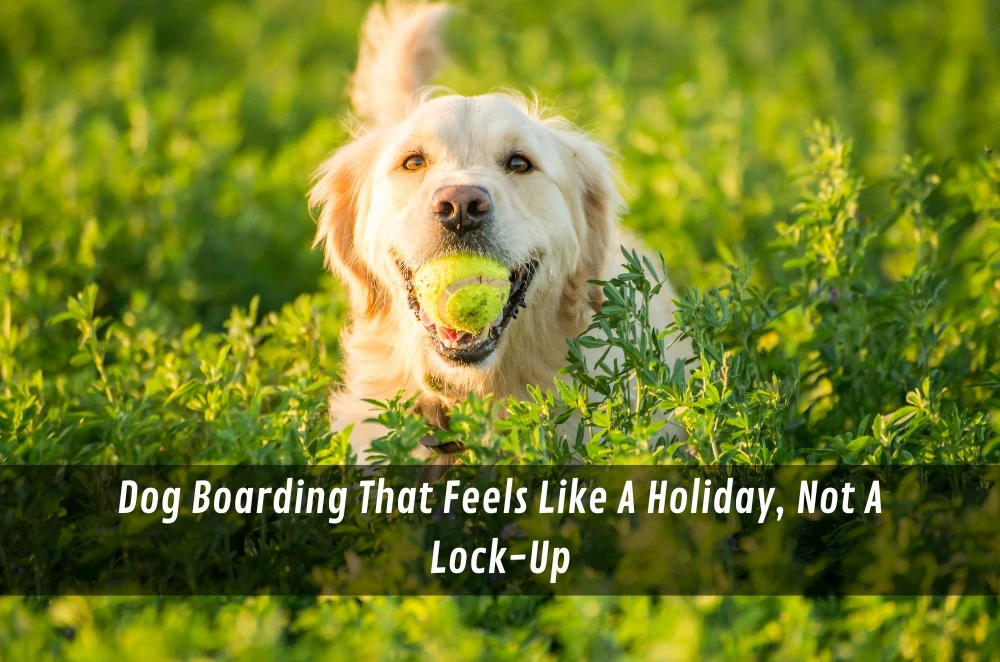 Dog Boarding That Feels Like A Holiday, Not A Lock-Up