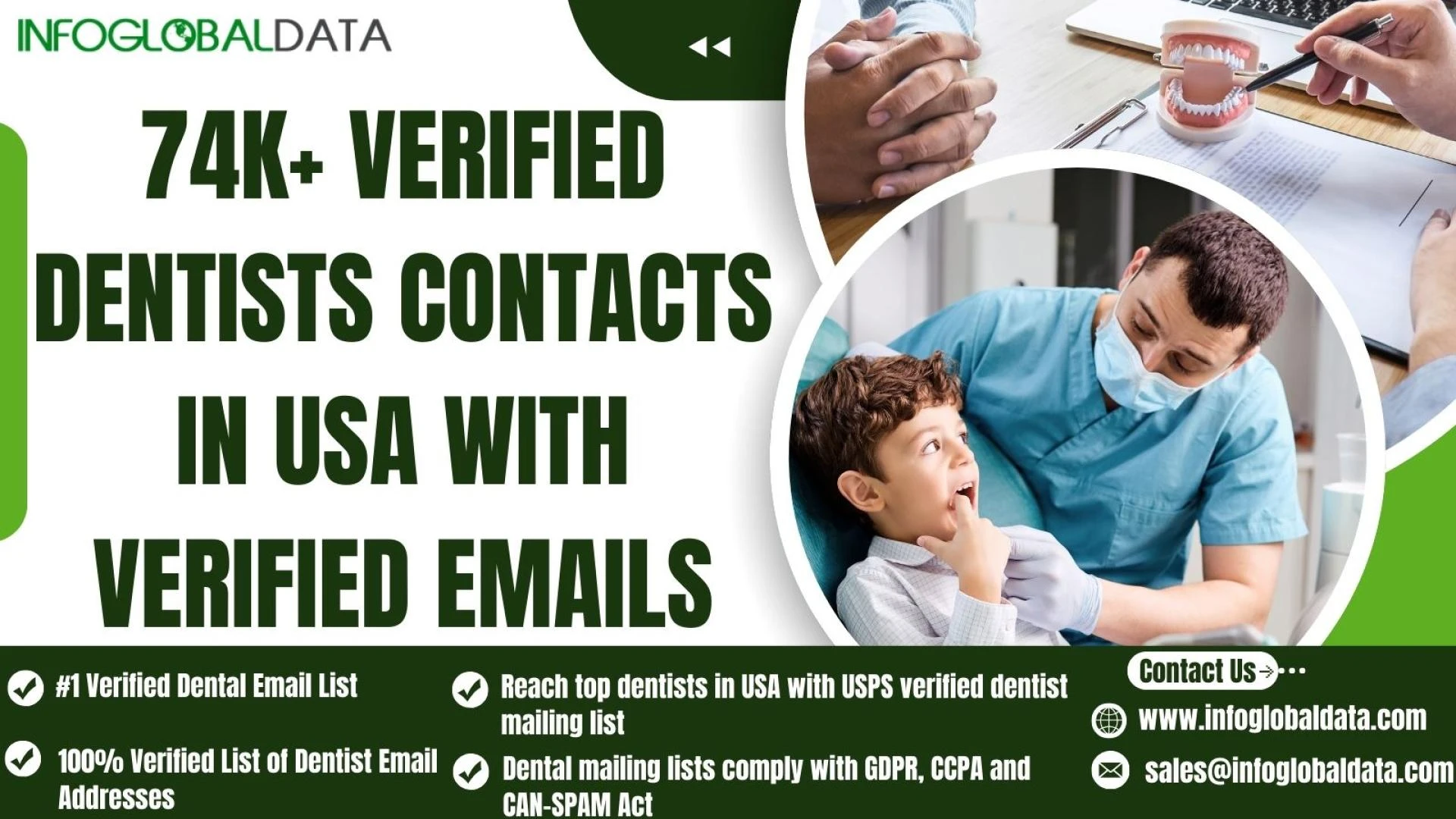 What Is a Dentist Email List and How InfoGlobalData Helps Boost Your Dental Marketing?