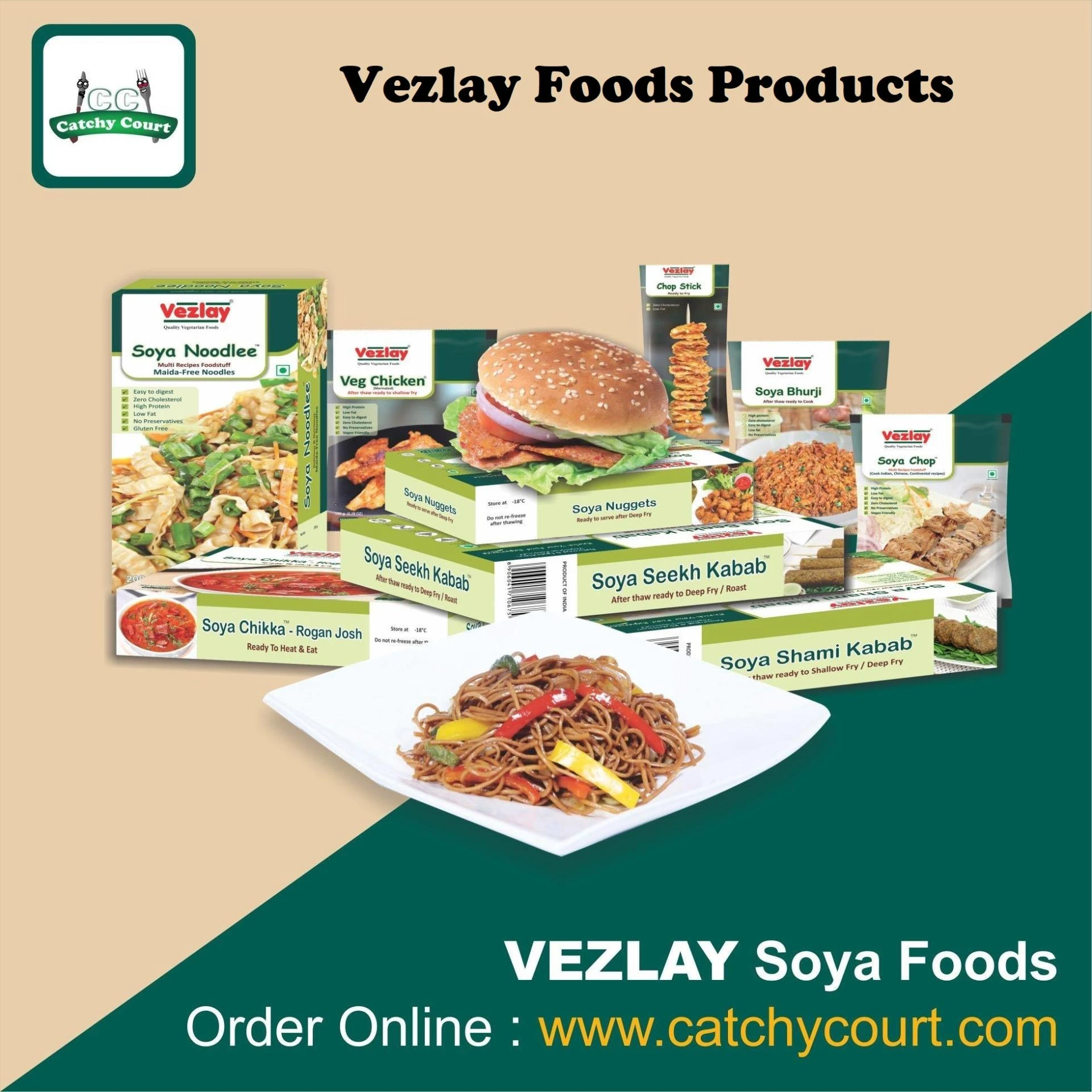 Vezlay Online at Catchy Court – Your Trusted Destination for Vegan Food Delights in India