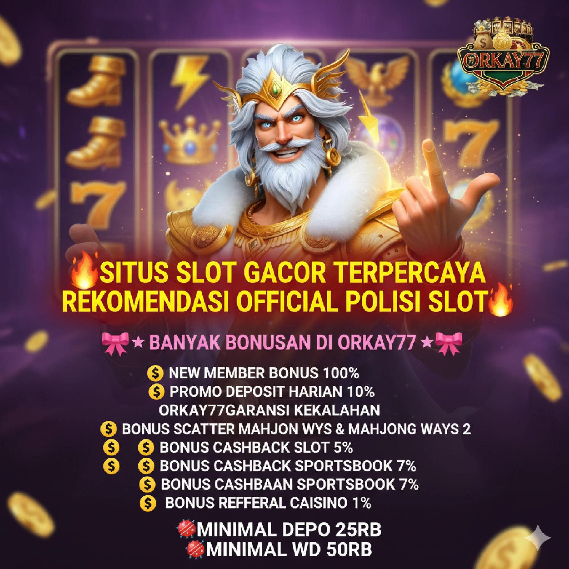 Orkay77: Pilihan Tepat untuk Situs Slot Gacor Terpercaya dan Paling Aman