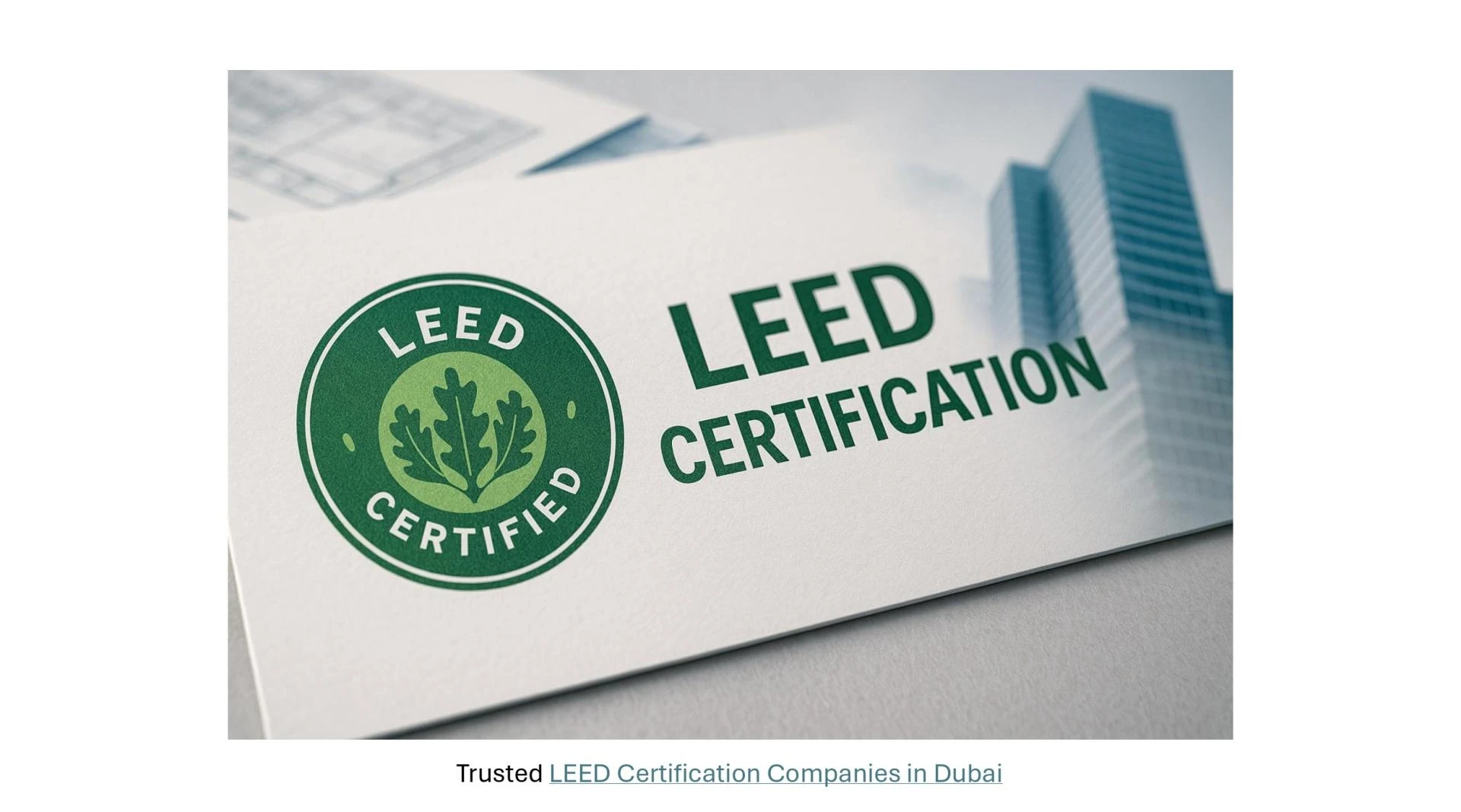 Trusted LEED Certification Companies in Dubai