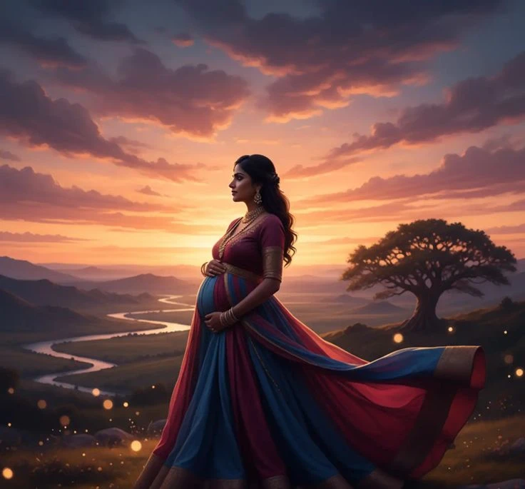 Flattering Poses for a Bangalore Maternity Shoot