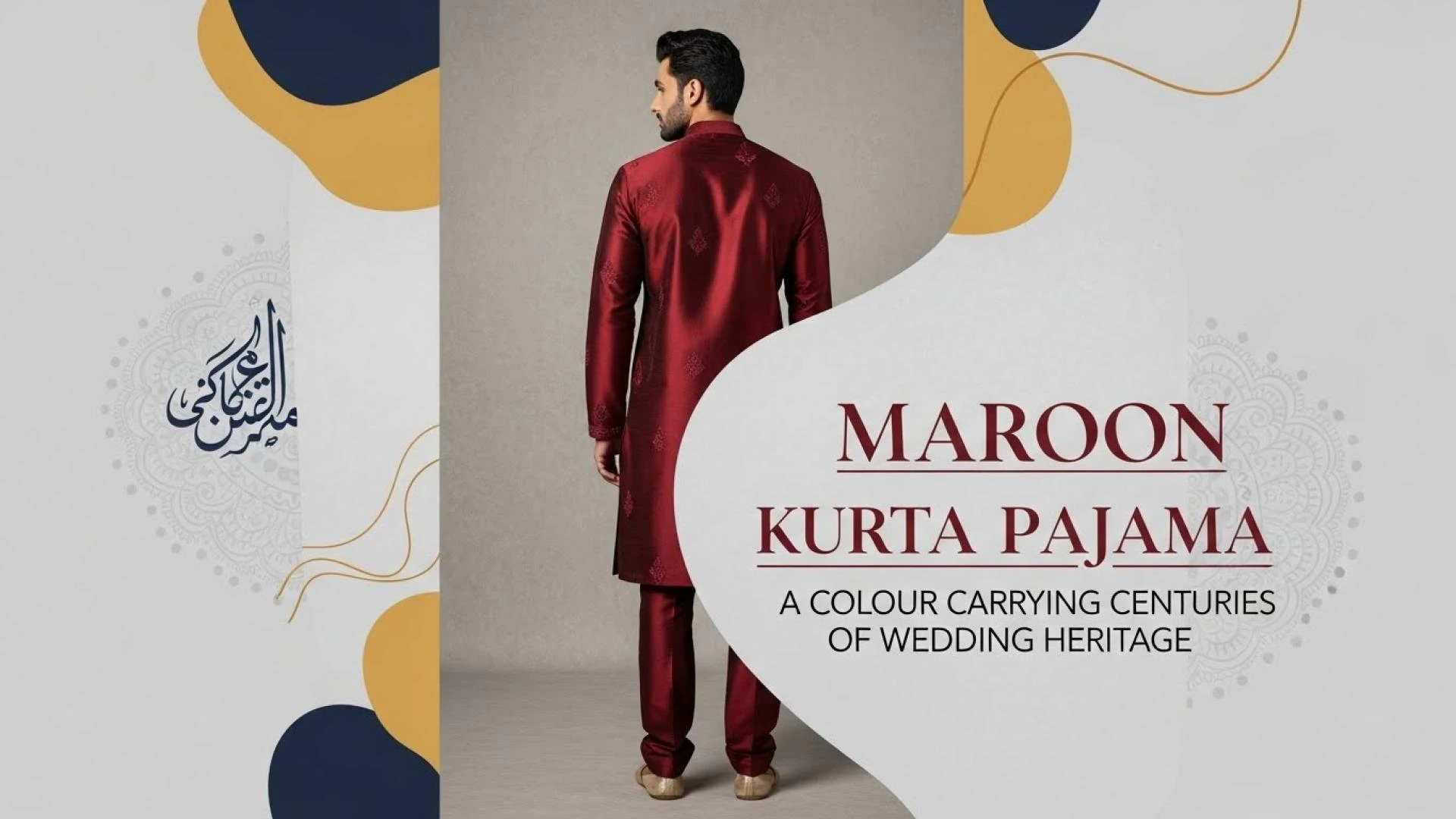 Maroon Kurta Pajama: A Colour Carrying Centuries of Wedding Heritage