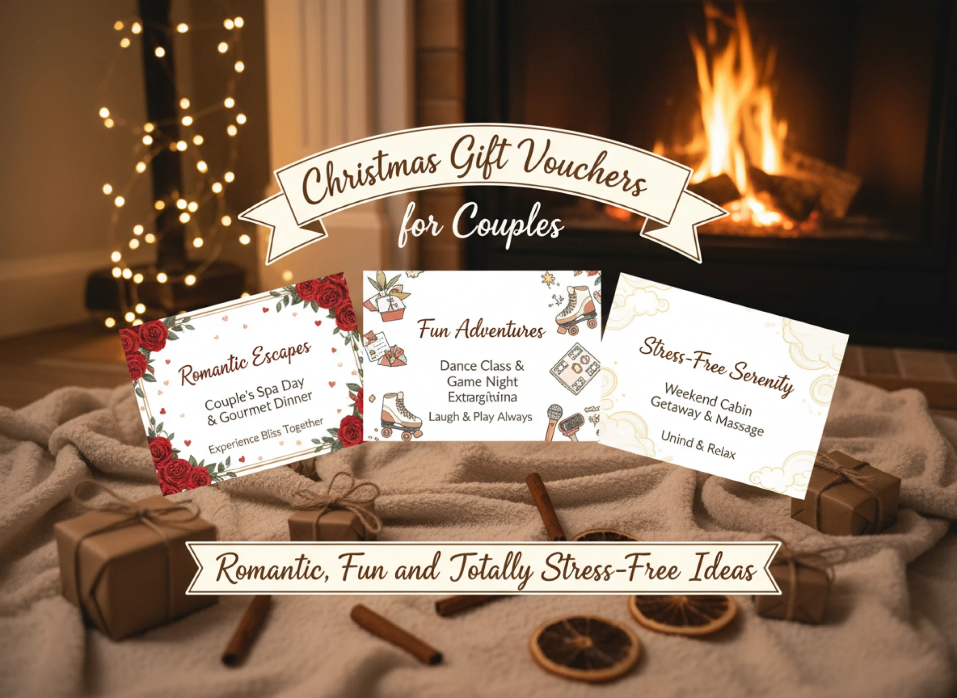 Christmas Gift Vouchers for Couples: Romantic, Fun and Totally Stress-Free Ideas