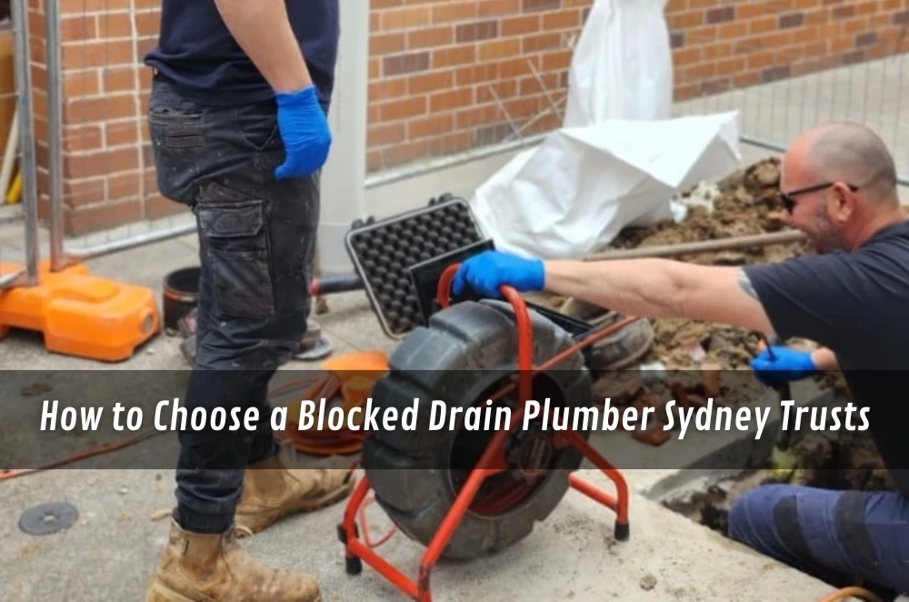 How to Choose a Blocked Drain Plumber Sydney Trusts
