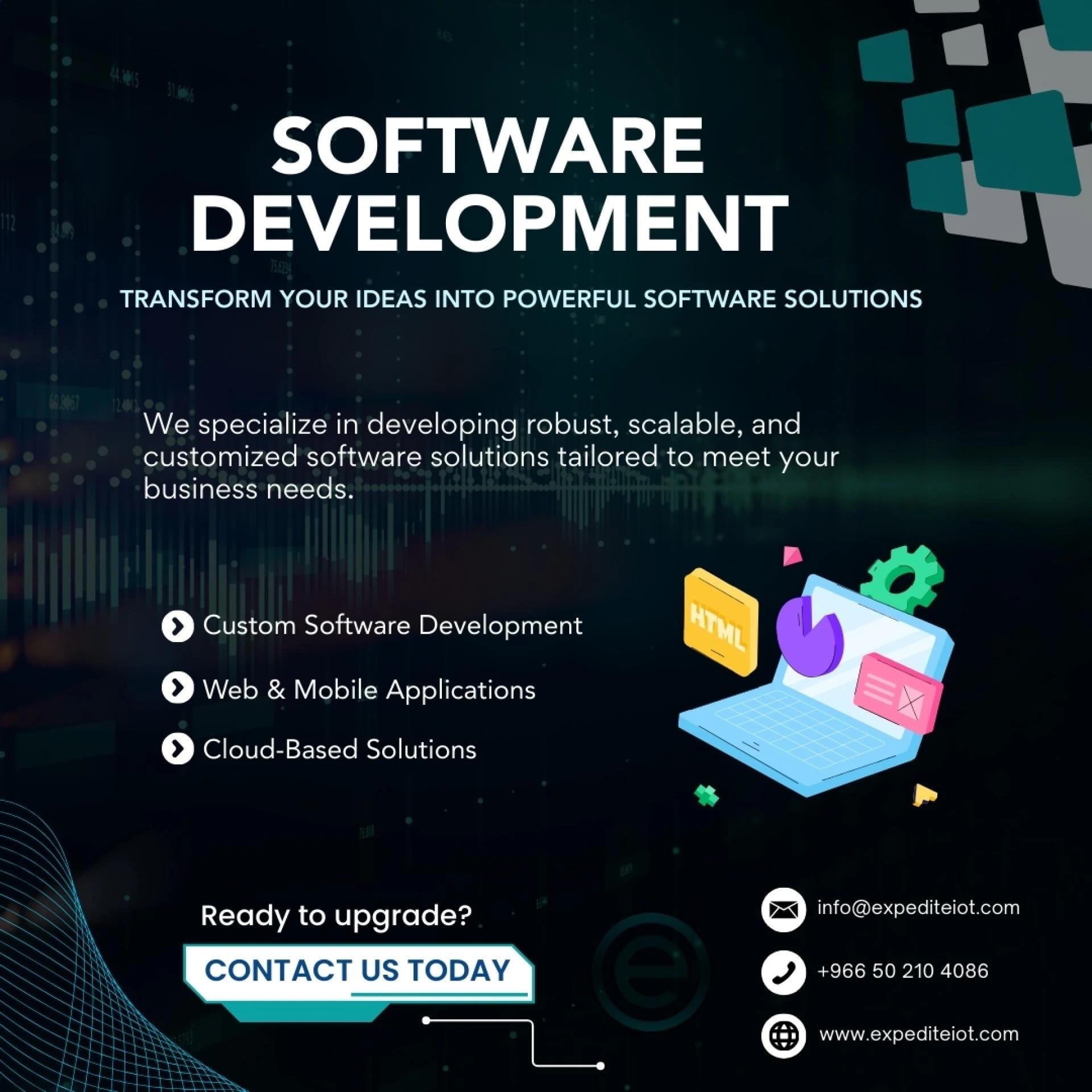 Driving Digital Transformation with Smart Software Solutions in KSA