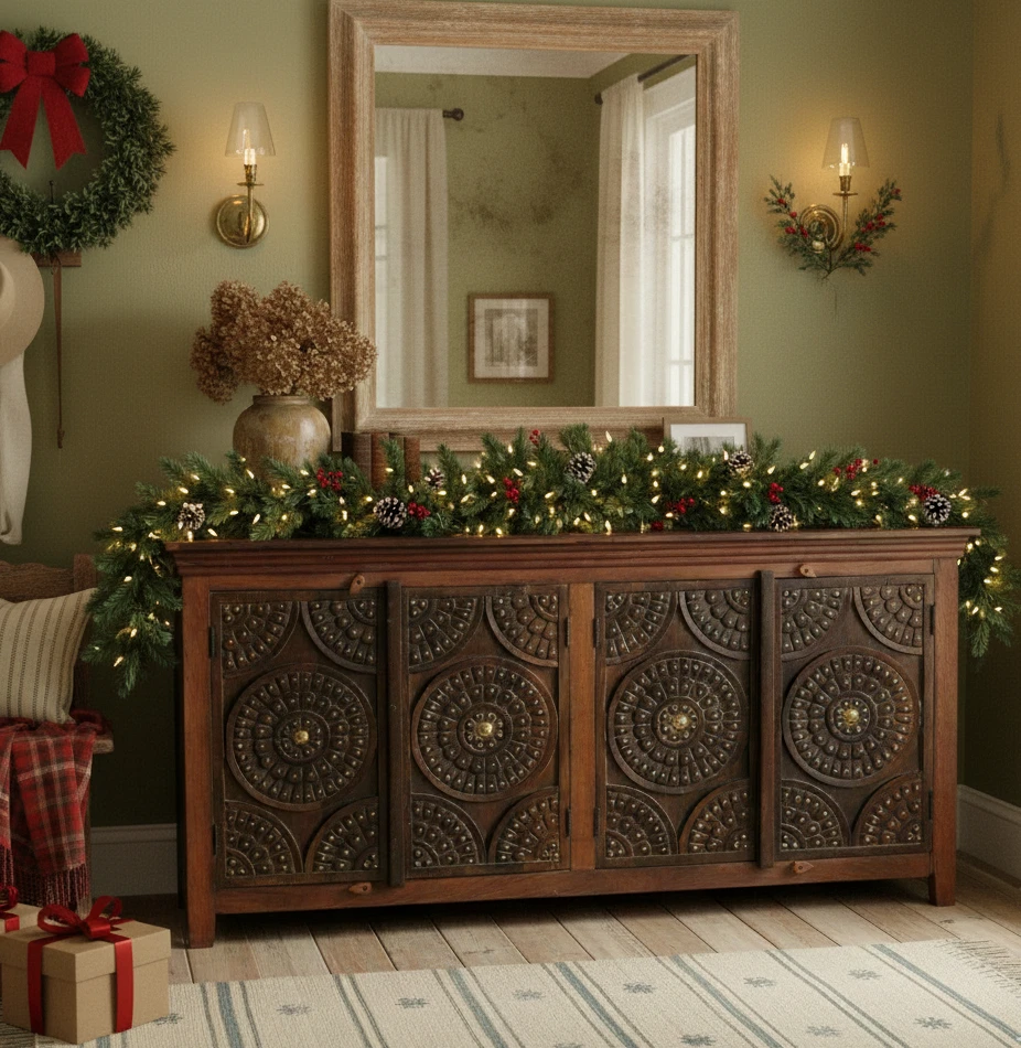 Vintage Farmhouse Allure: Handcrafted Shabby Chic Buffets & Sideboards