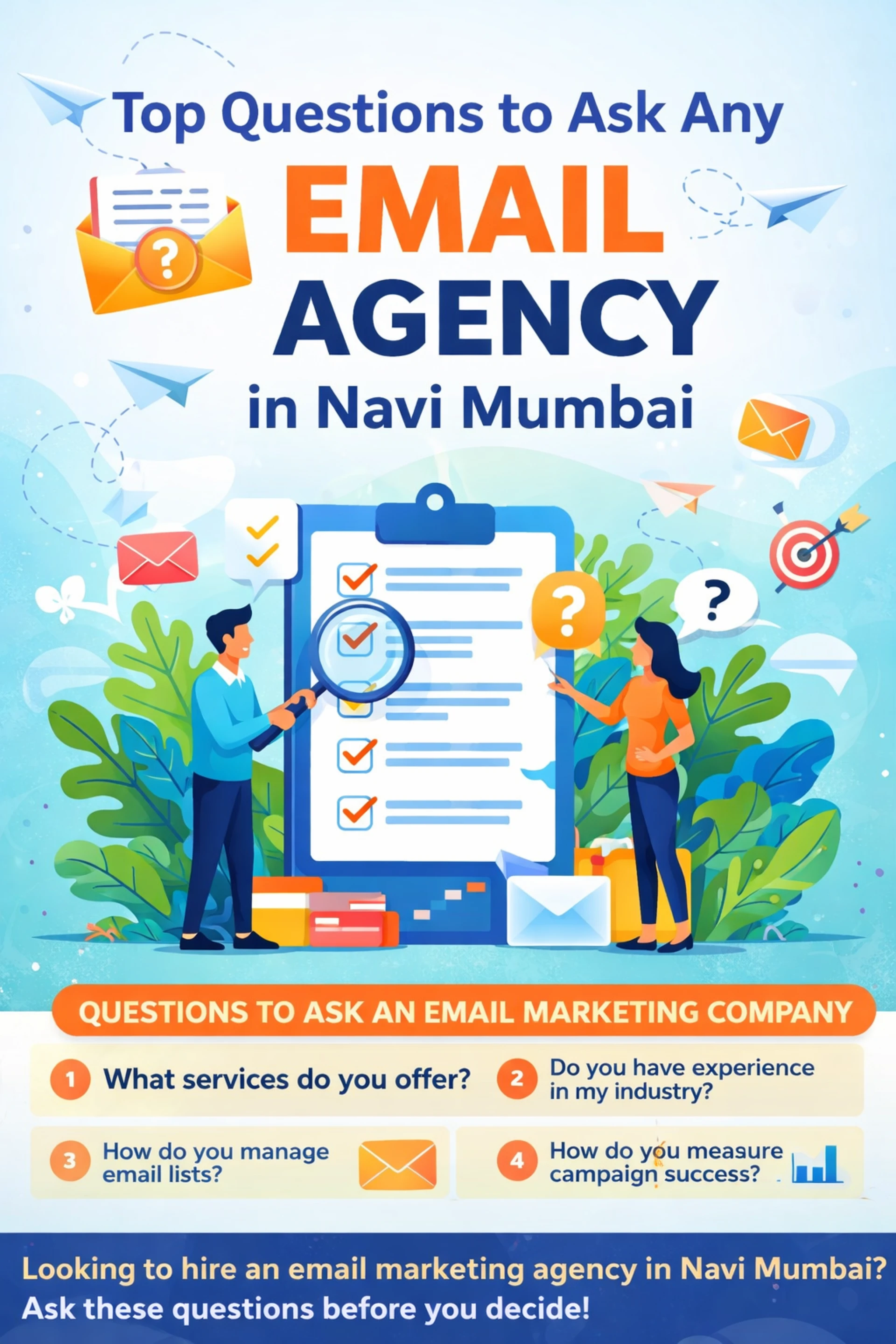 Top Questions to Ask Any Email Agency in Navi Mumbai