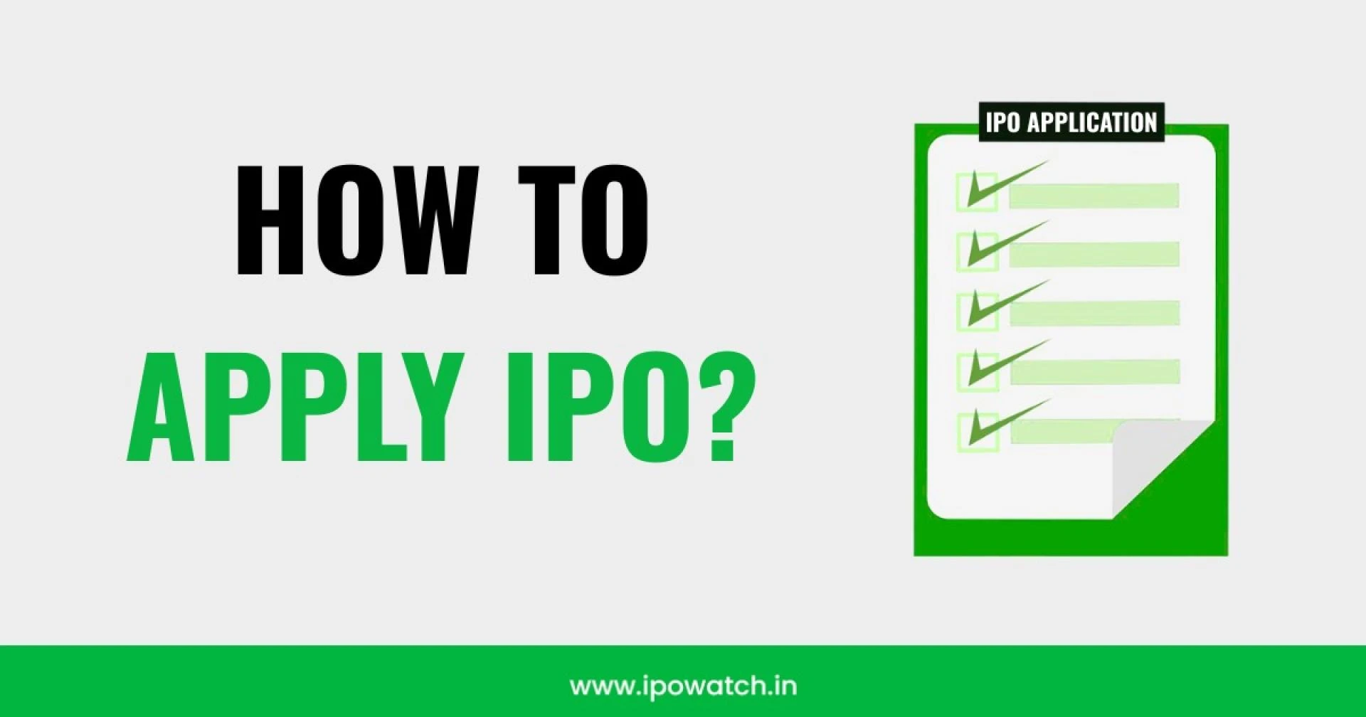 How to apply for IPO in Zerodha