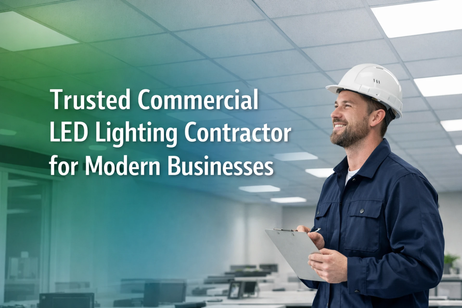 Trusted Commercial LED Lighting Contractor for Modern Businesses