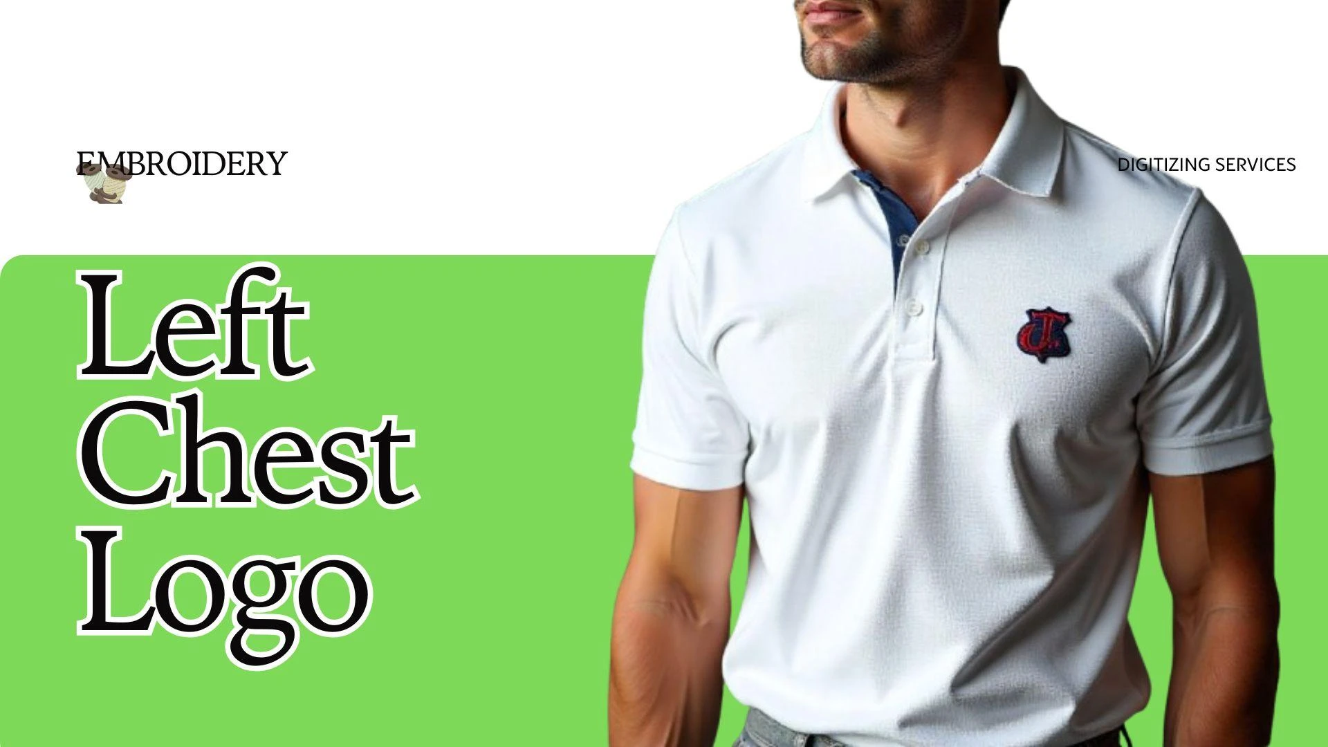 Boost Your Brand with 5 Custom Embroidery Digitizing Left Chest Logo