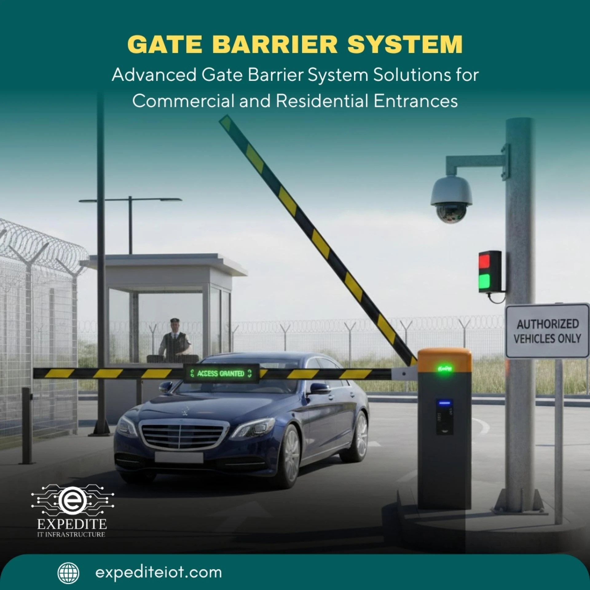 Secure Kuwait Access to the building equipped with Advanced Gate Barriers