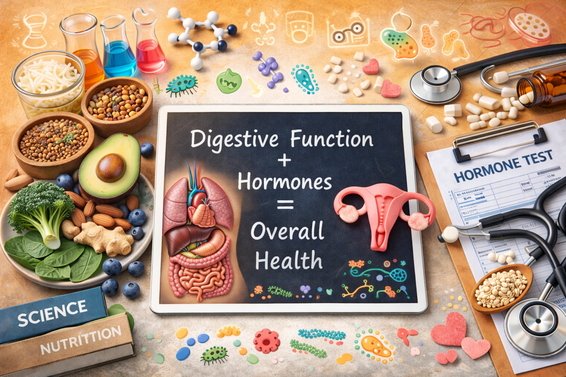How Digestive Function and Hormones Work Together