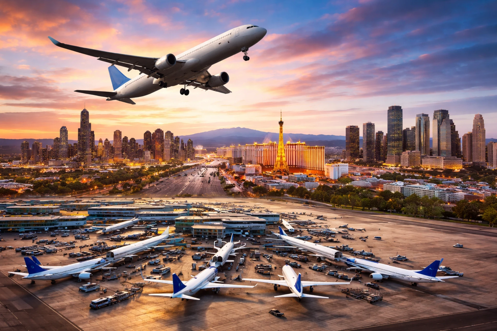 The Largest Airport in the US and America’s Most Popular Flight Routes