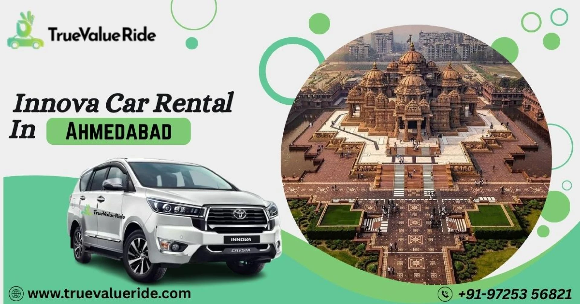 Innova Car Rental in Ahmedabad | Scenic Route, Travel Time & Road Trip Guide