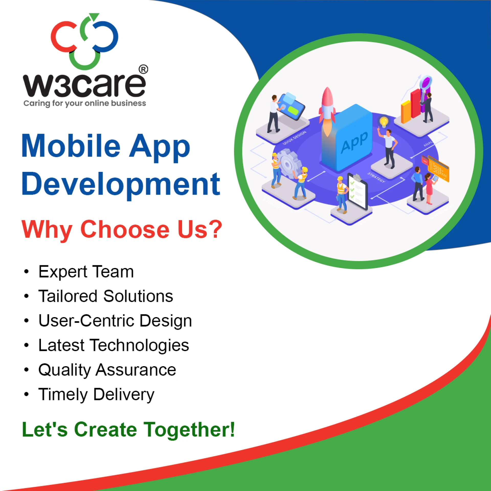 W3care Driving Digital Innovation with Mobile App Development Services