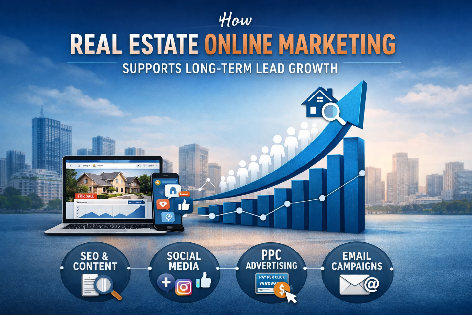 How Real Estate Online Marketing Supports Long-Term Lead Growth