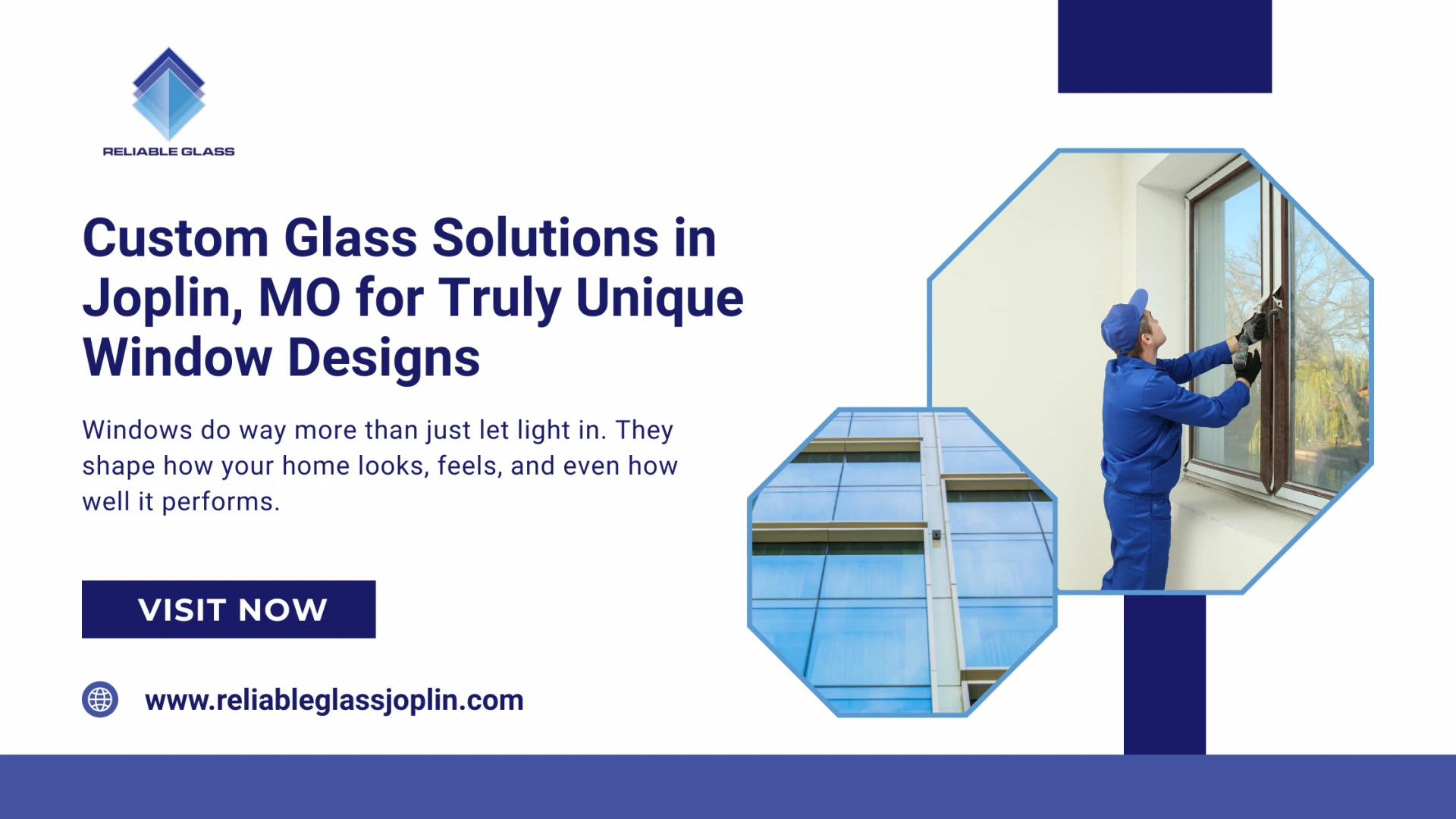Custom Glass Solutions in Joplin, MO for Truly Unique Window Designs