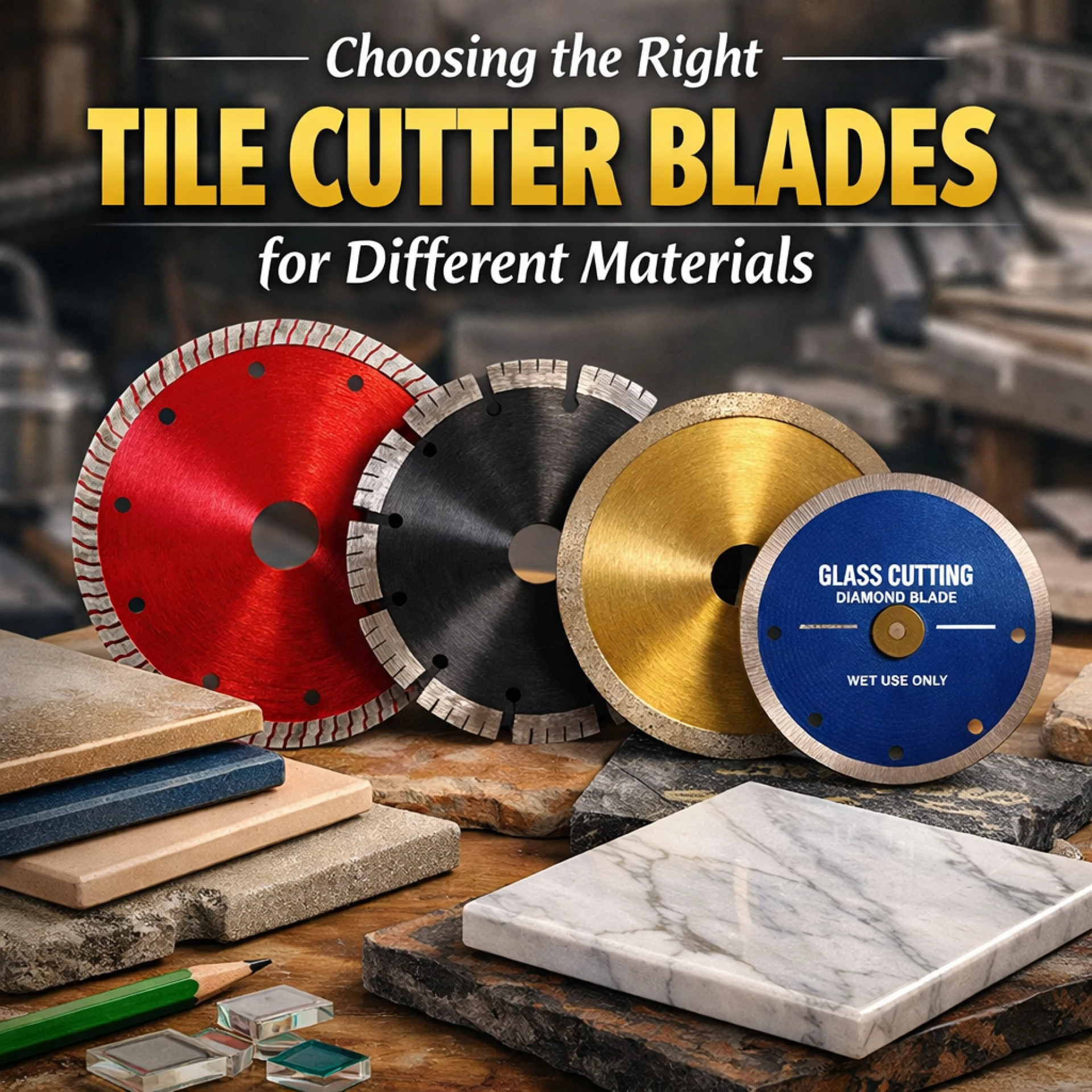 Choosing the Right Tile Cutter Blades for Different Materials