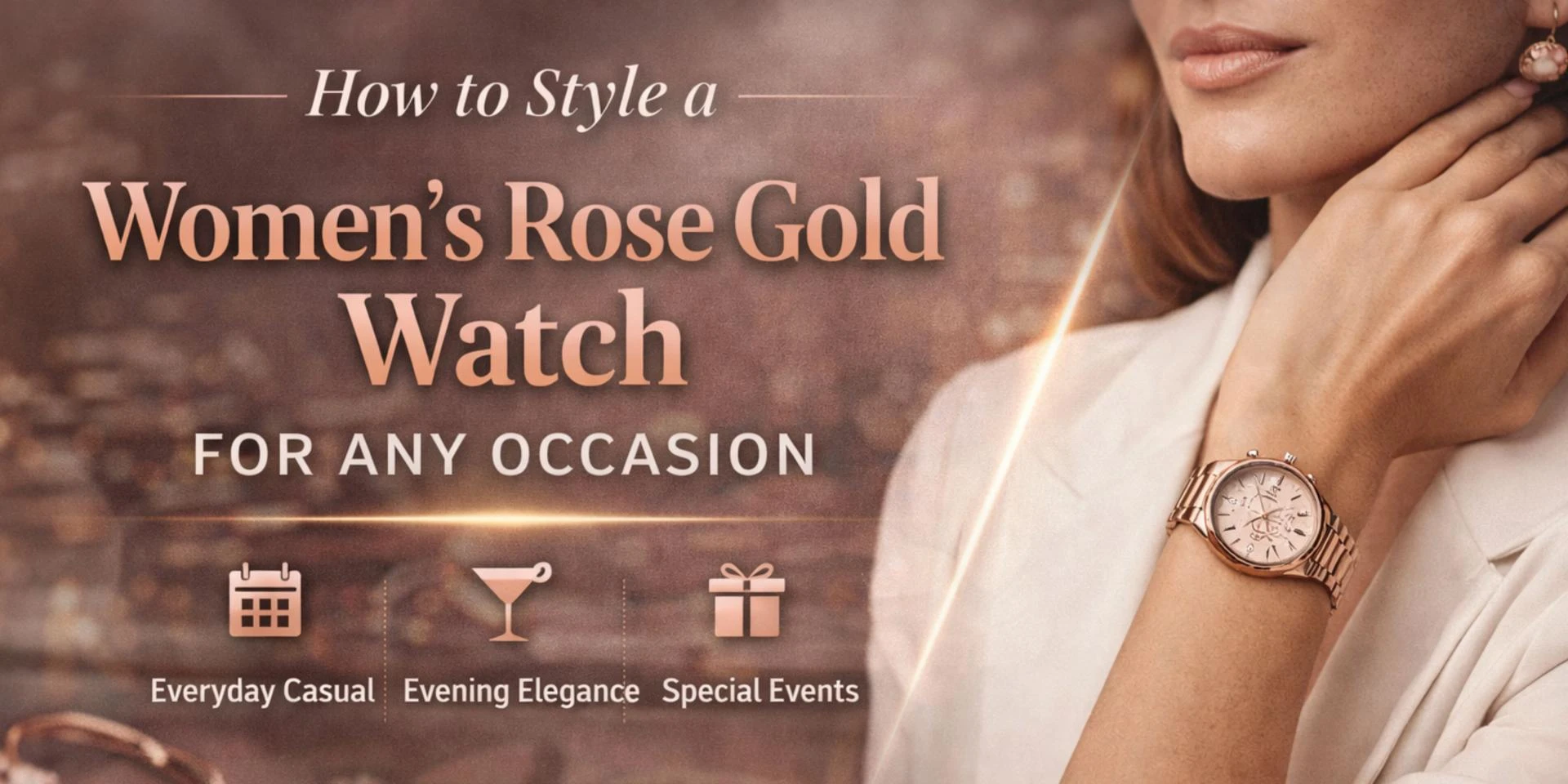 How to Style a Women’s Rose Gold Watch for Any Occasion