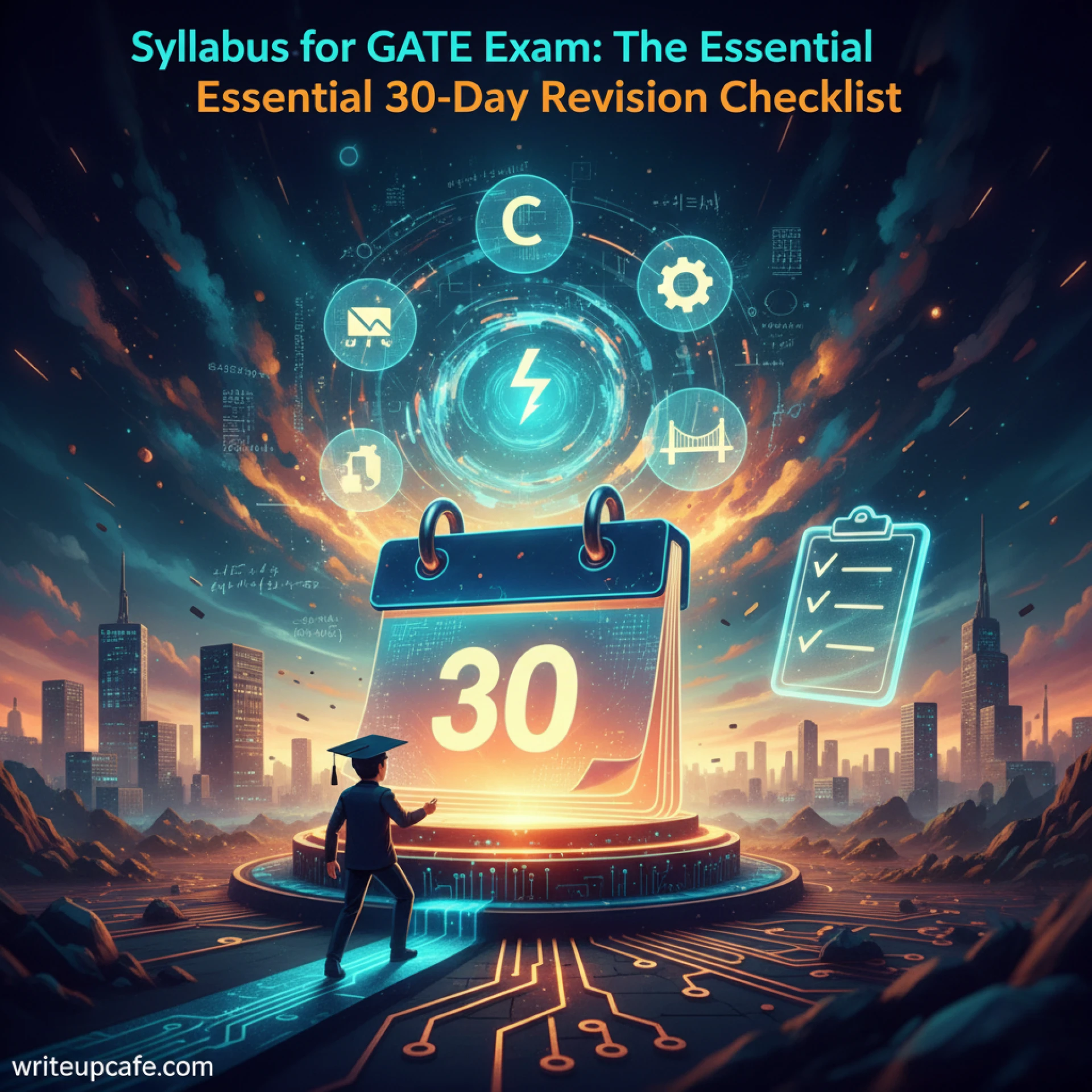 Syllabus for GATE Exam: The Essential 30-Day Revision Checklist