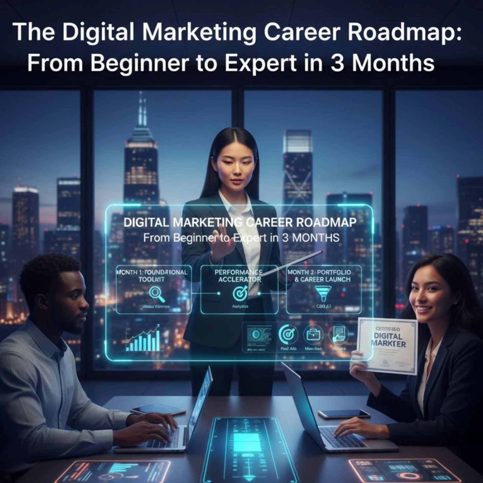 THE DIGITAL MARKETING CAREER ROADMAP: FROM BEGINEER TO EXPERT