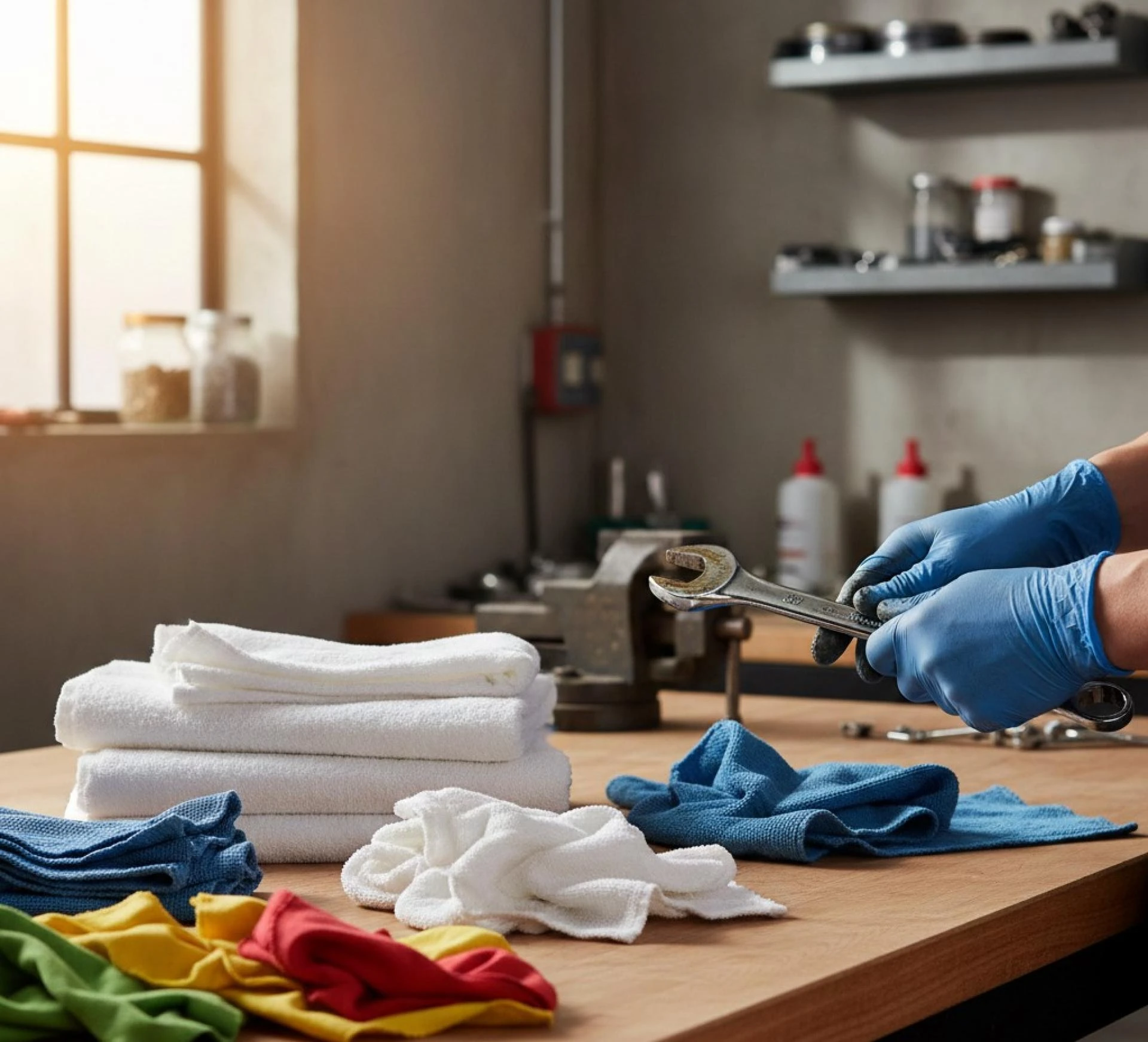 Wiping Rags & Lint-Free Rags: Essential Tools for Every Workshop