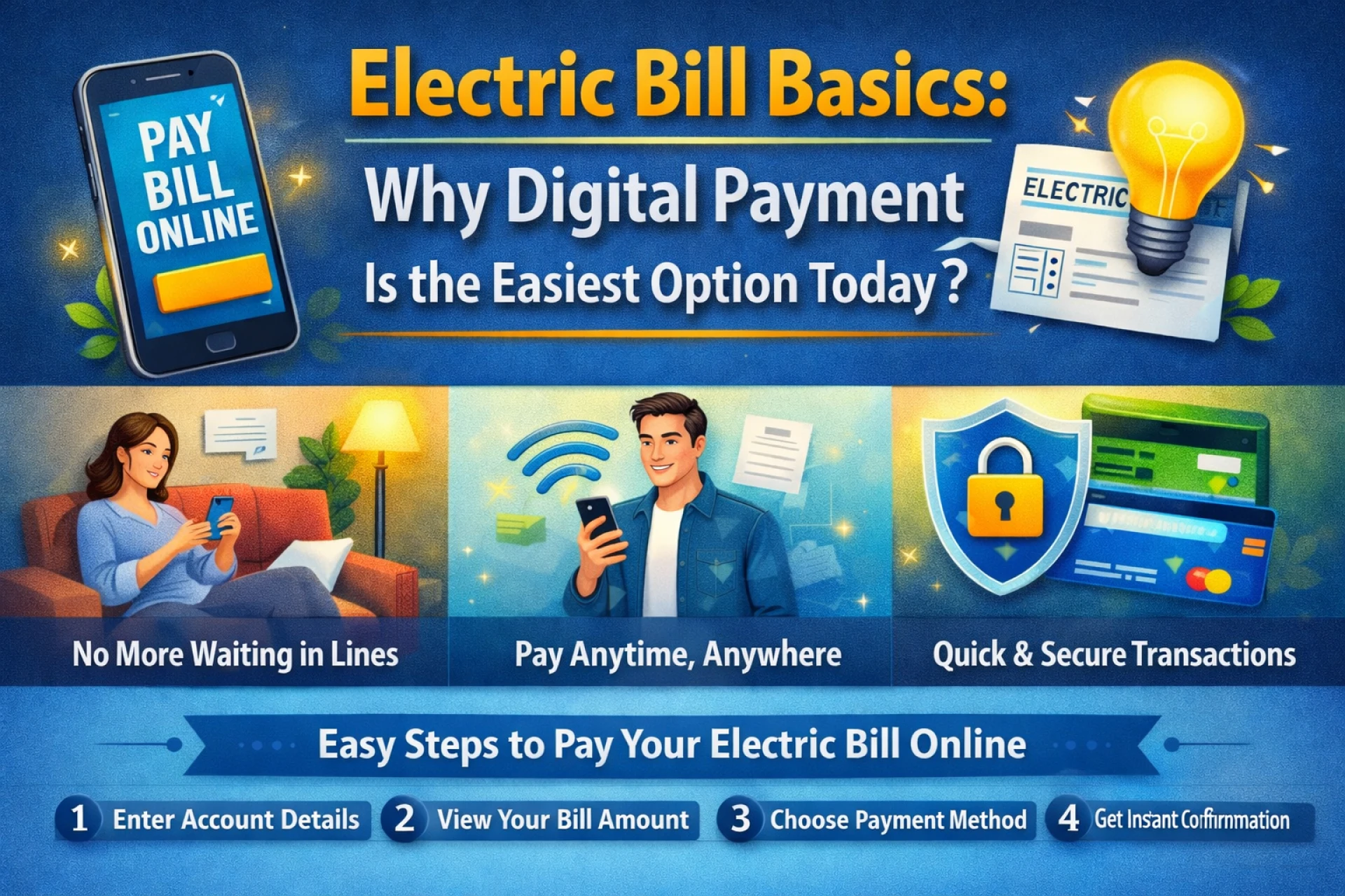 Electric Bill Basics: Why Digital Payment Is the Easiest Option Today?