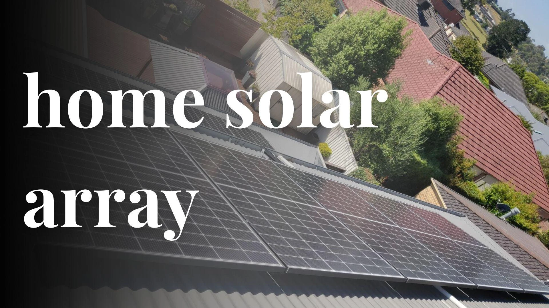 Home Solar Array: Power Your Home with Clean, Affordable Energy