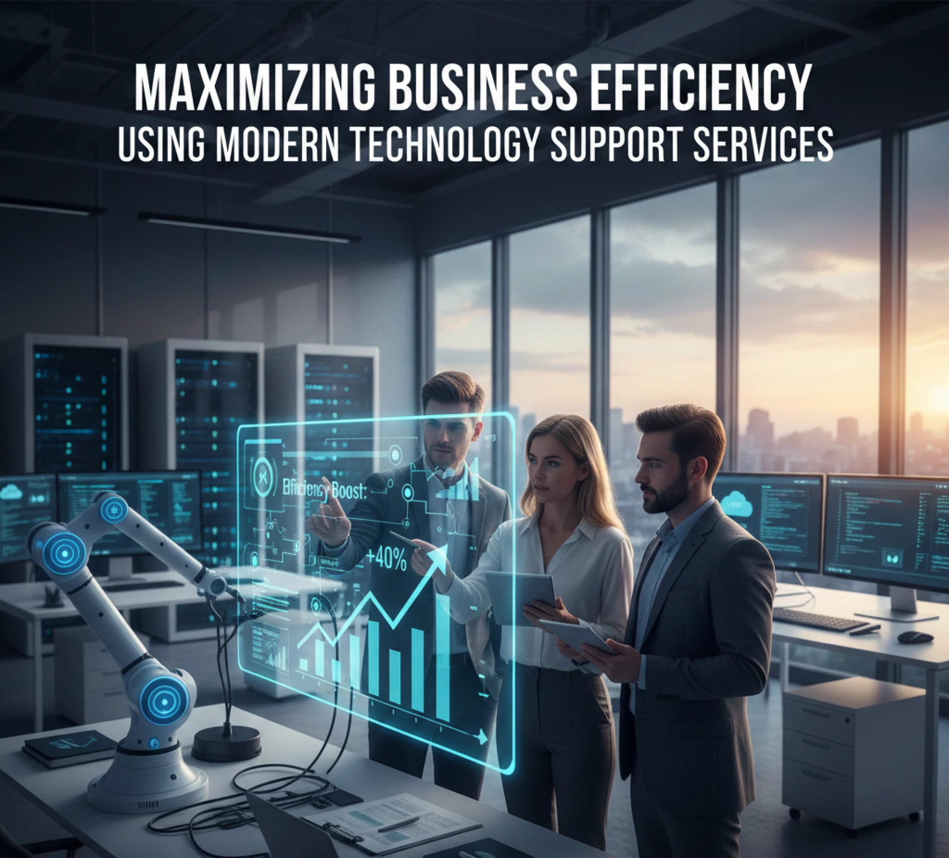 Maximizing Business Efficiency Using Modern Technology Support Services
