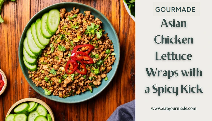 Asian Chicken Lettuce Wraps with a Spicy Kick