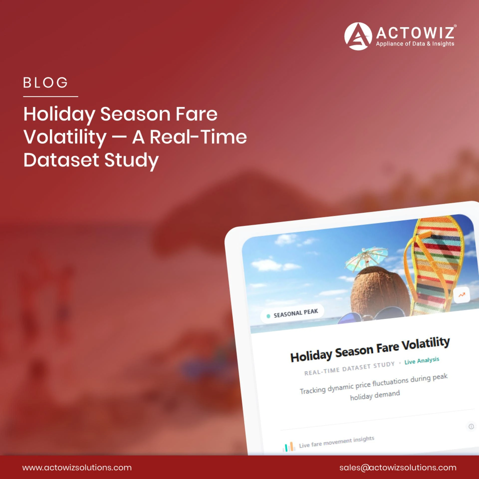 Holiday Airfare Volatility Study 2025 | Actowiz Real-Time Insights
