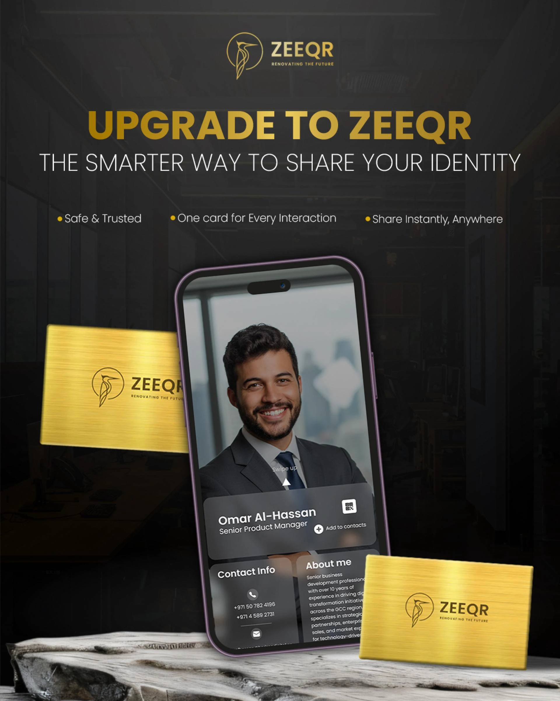 ZEEQR - NFC Business Card