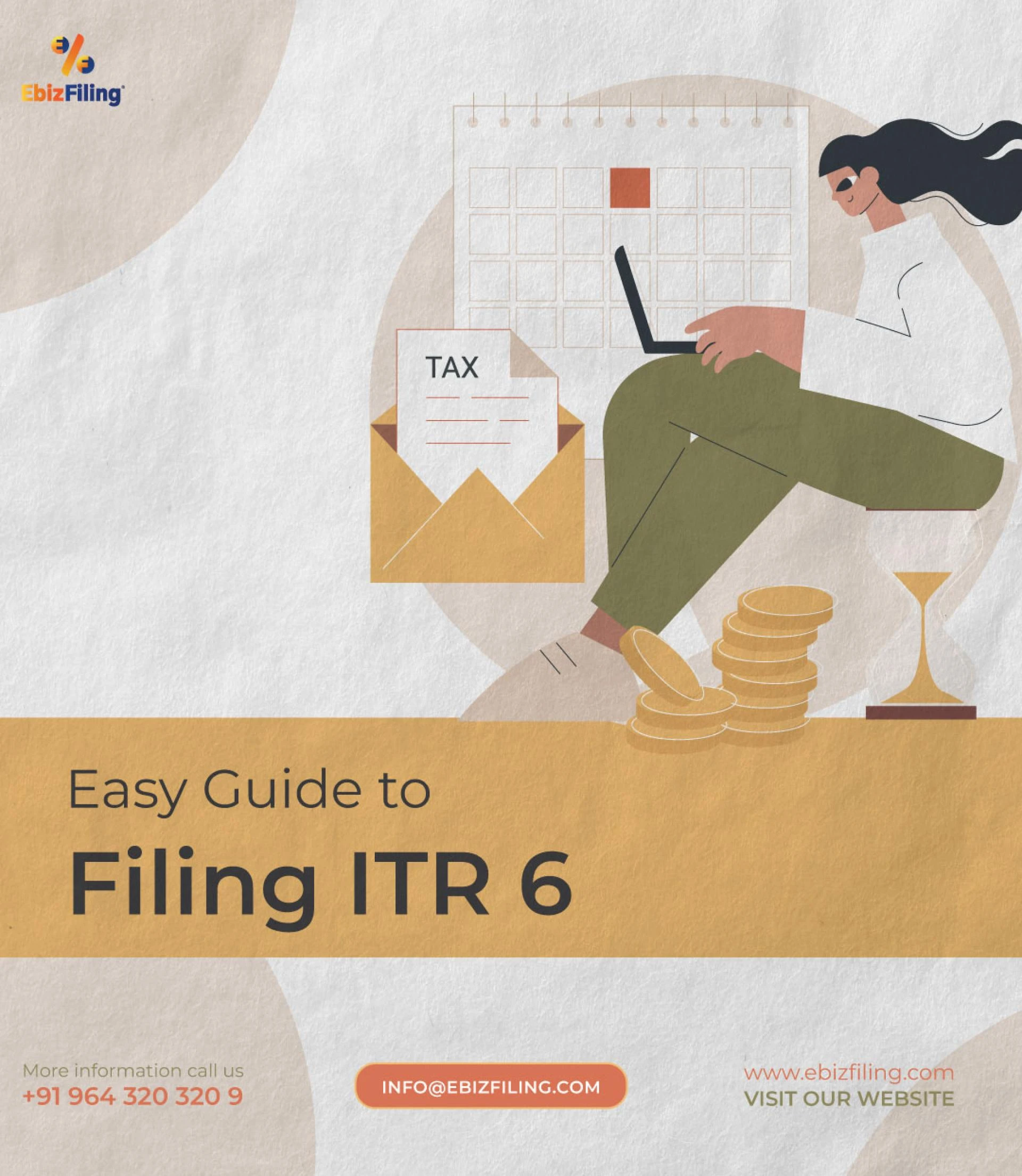 Easy Steps Of Filing ITR 6 Company Annual Filing | Ebizfiling