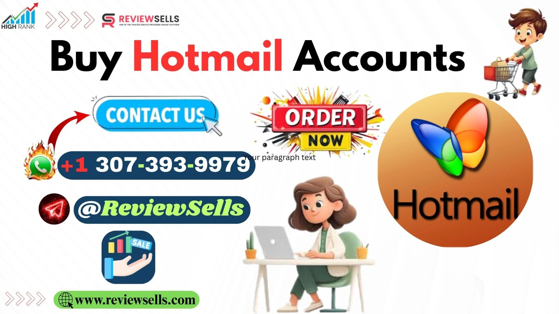 Buy Hotmail Accounts: Verified & Secure from Reviewsells