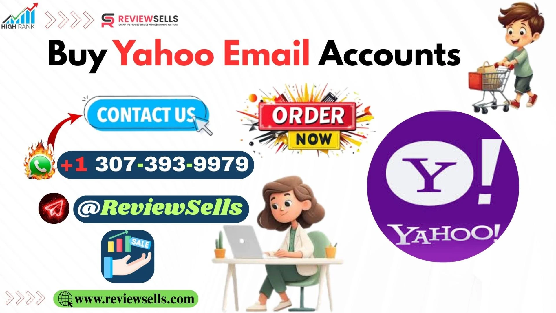 Buy Yahoo Email Accounts: Verified Bulk from Reviewsells