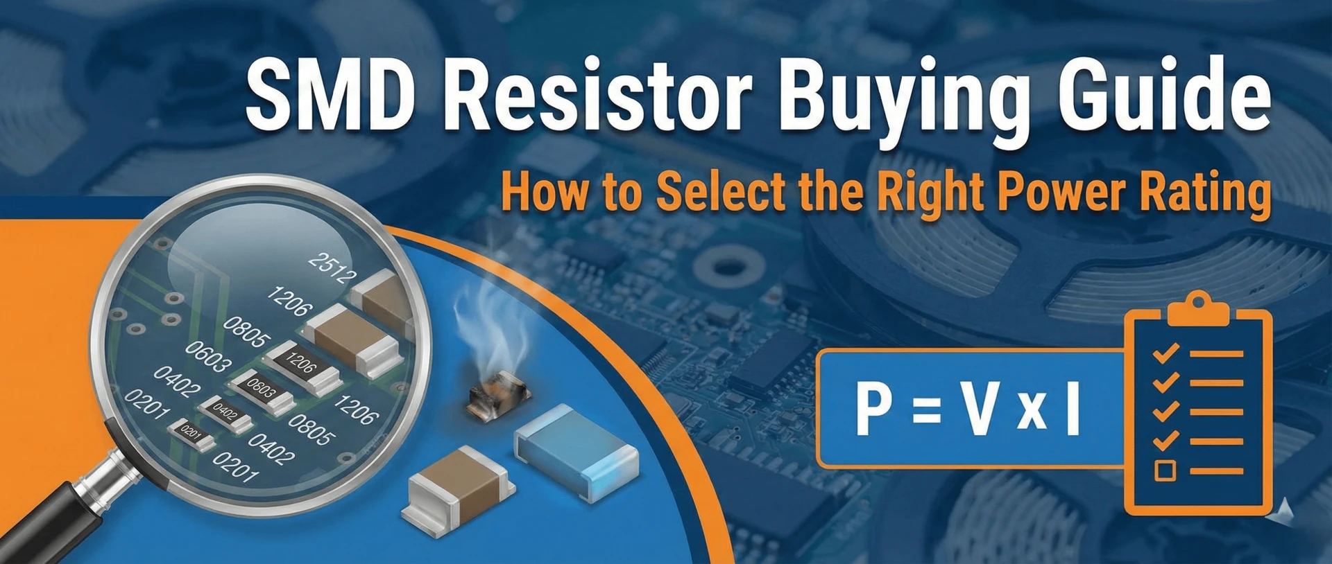 SMD Resistor Buying Guide: How to Select the Right Power Rating