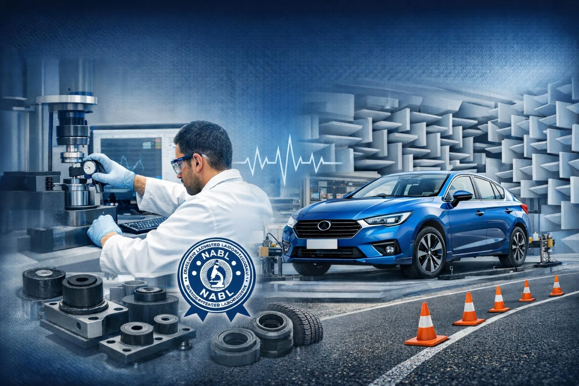 Why a Certified Rubber Testing Lab Is Essential for NVH Testing and Vehicle Dynamics