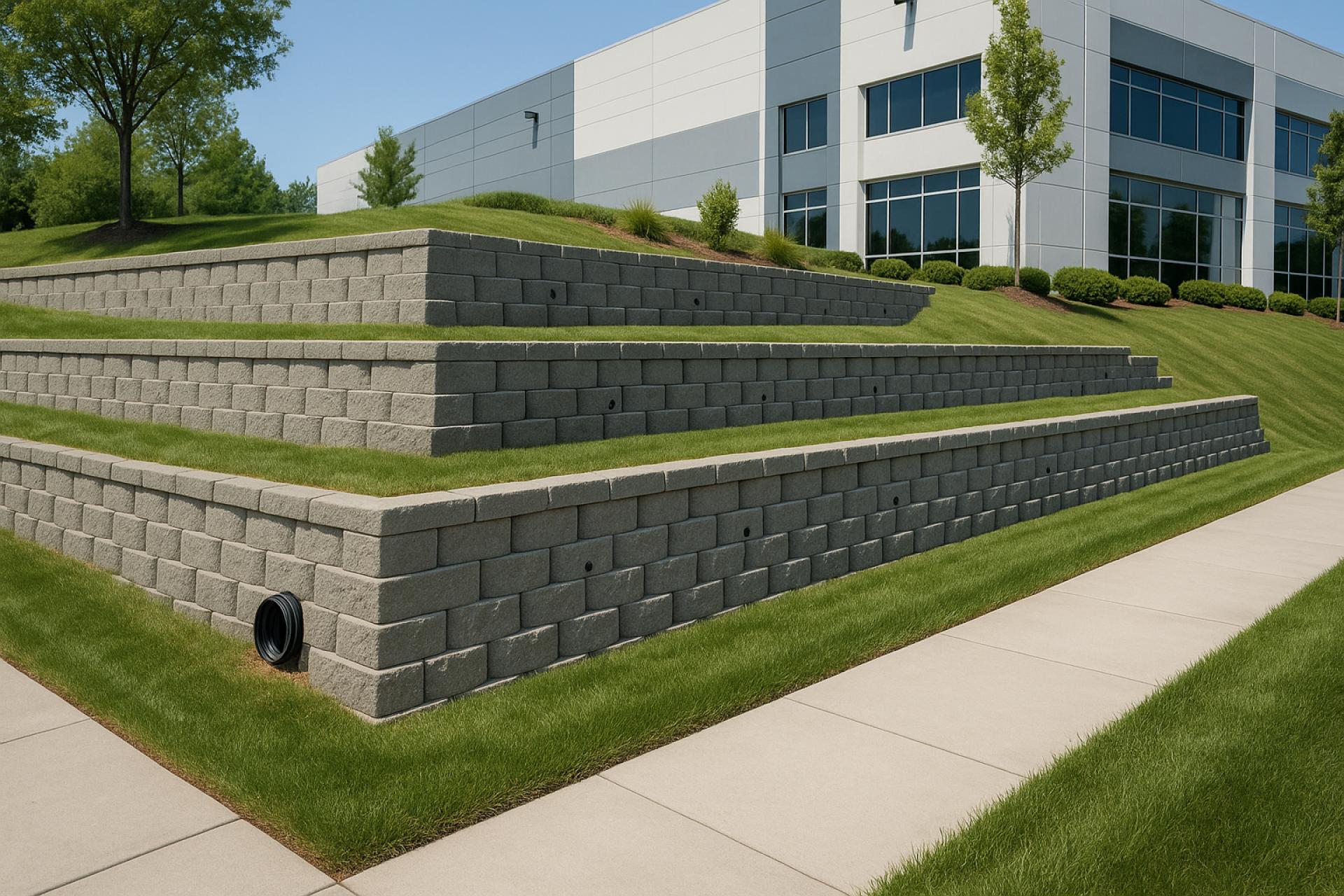 San Antonio Concrete Retaining Wall Construction for Stability