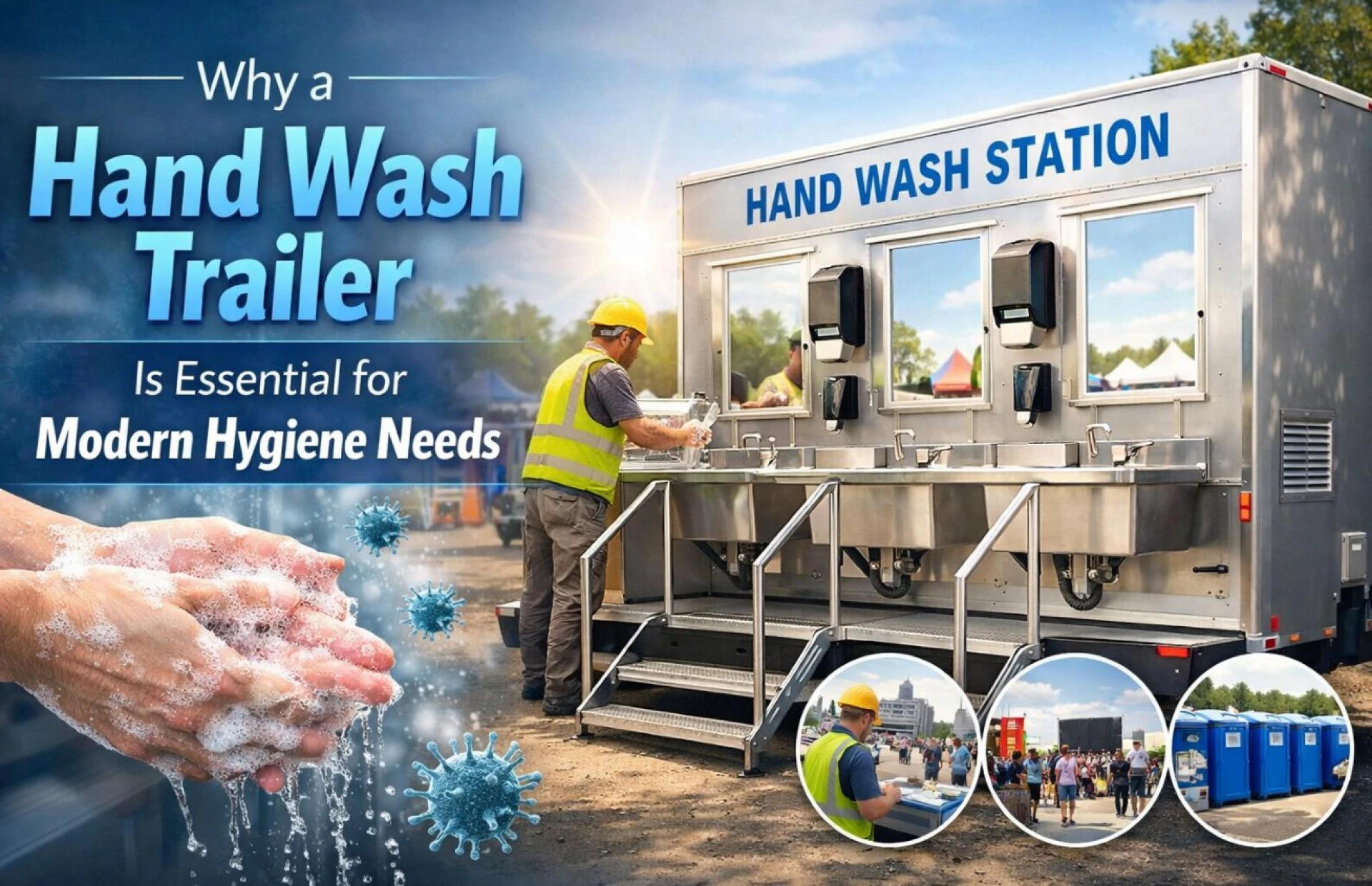 Why a Hand Wash Trailer Is Essential for Modern Hygiene Needs